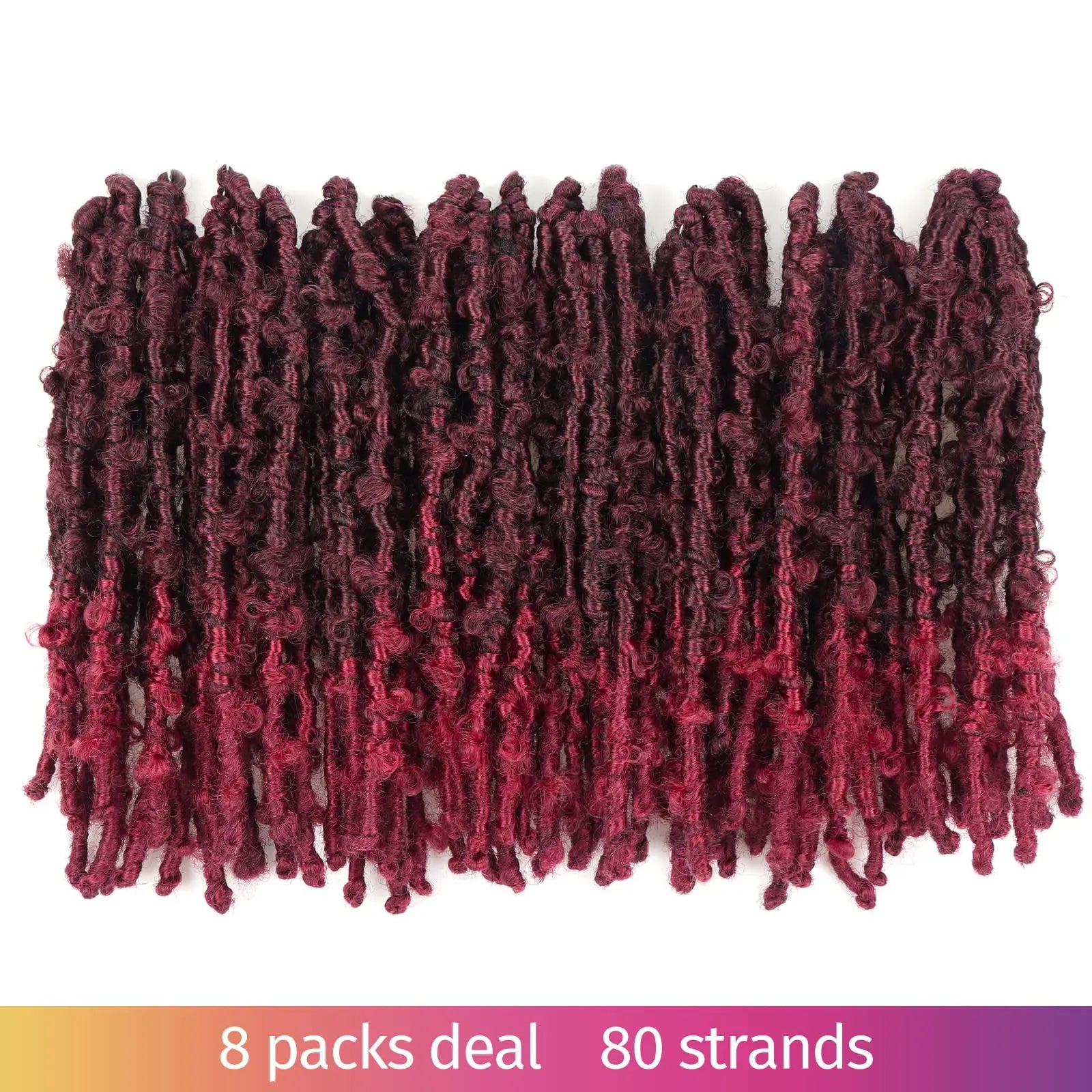 ( US ONLY) FAST SHIPPING DBL | Toyotress® Butterfly Locs Pre-Looped Distressed Locs Braiding Synthetic Crochet Hair Extensions Toyotress