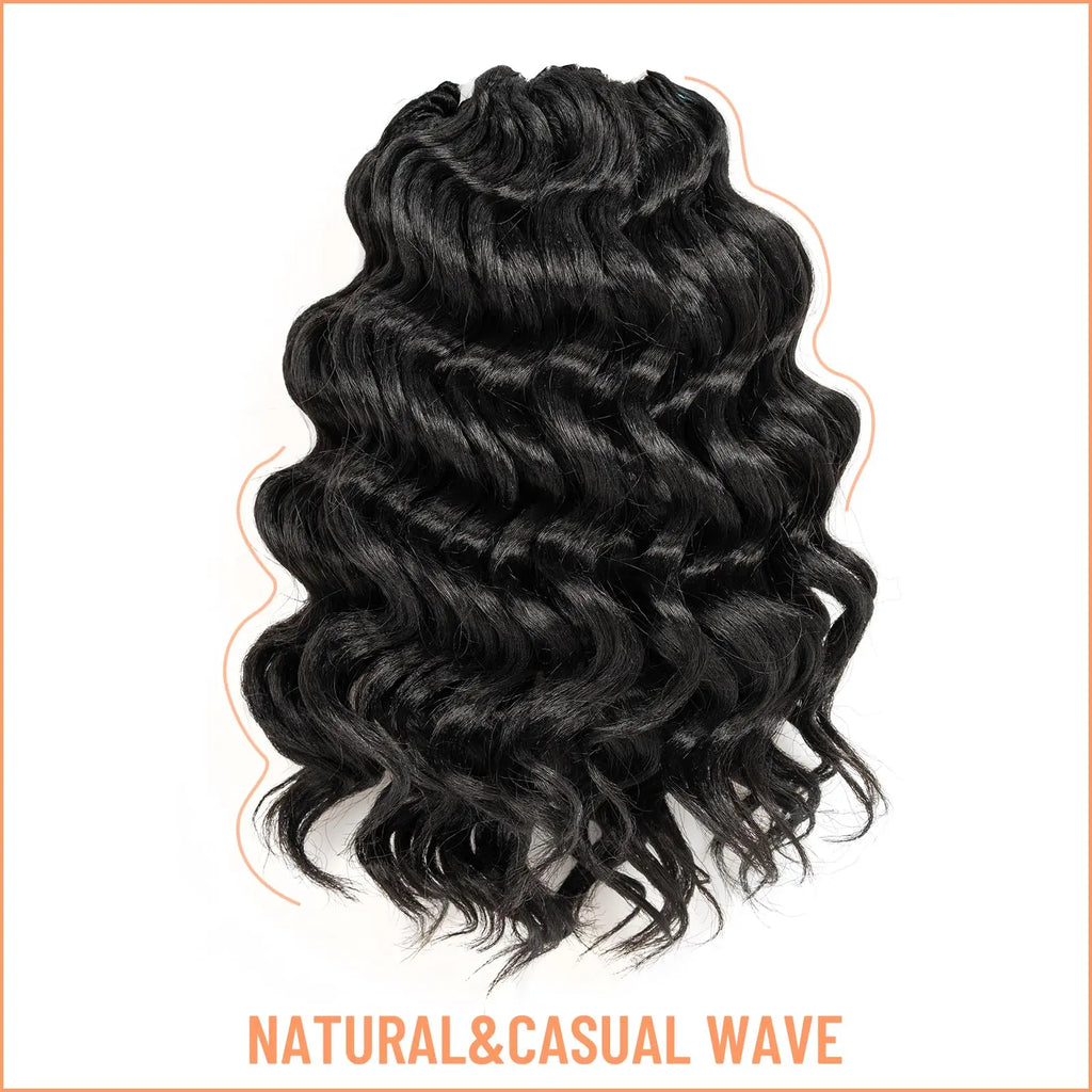 Toyotress Ocean Wave Synthetic Crochet Braiding Hair Extensions