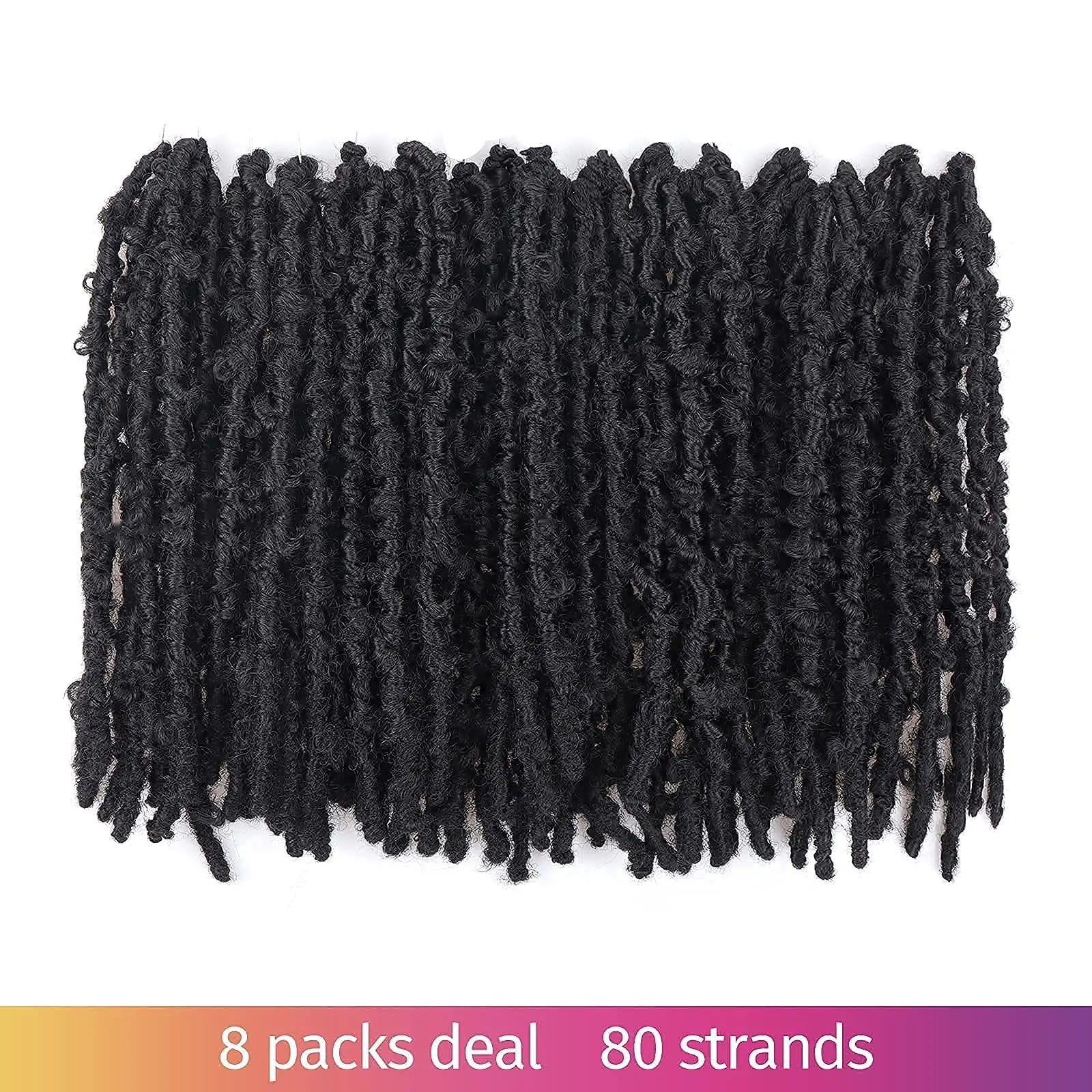 ( US ONLY) FAST SHIPPING DBL | Toyotress® Butterfly Locs Pre-Looped Distressed Locs Braiding Synthetic Crochet Hair Extensions Toyotress