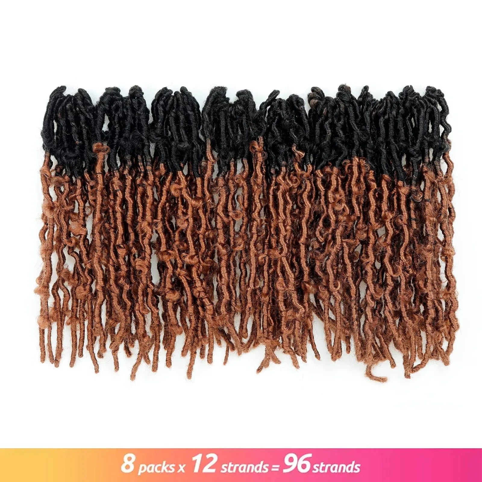 Toyotress Distressed Butterfly Locs Pre-twisted Distressed Synthetic Crochet Hair