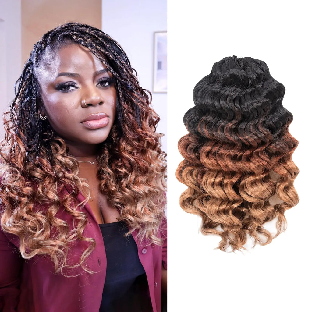 Toyotress Ocean Wave Synthetic Crochet Braiding Hair Extensions
