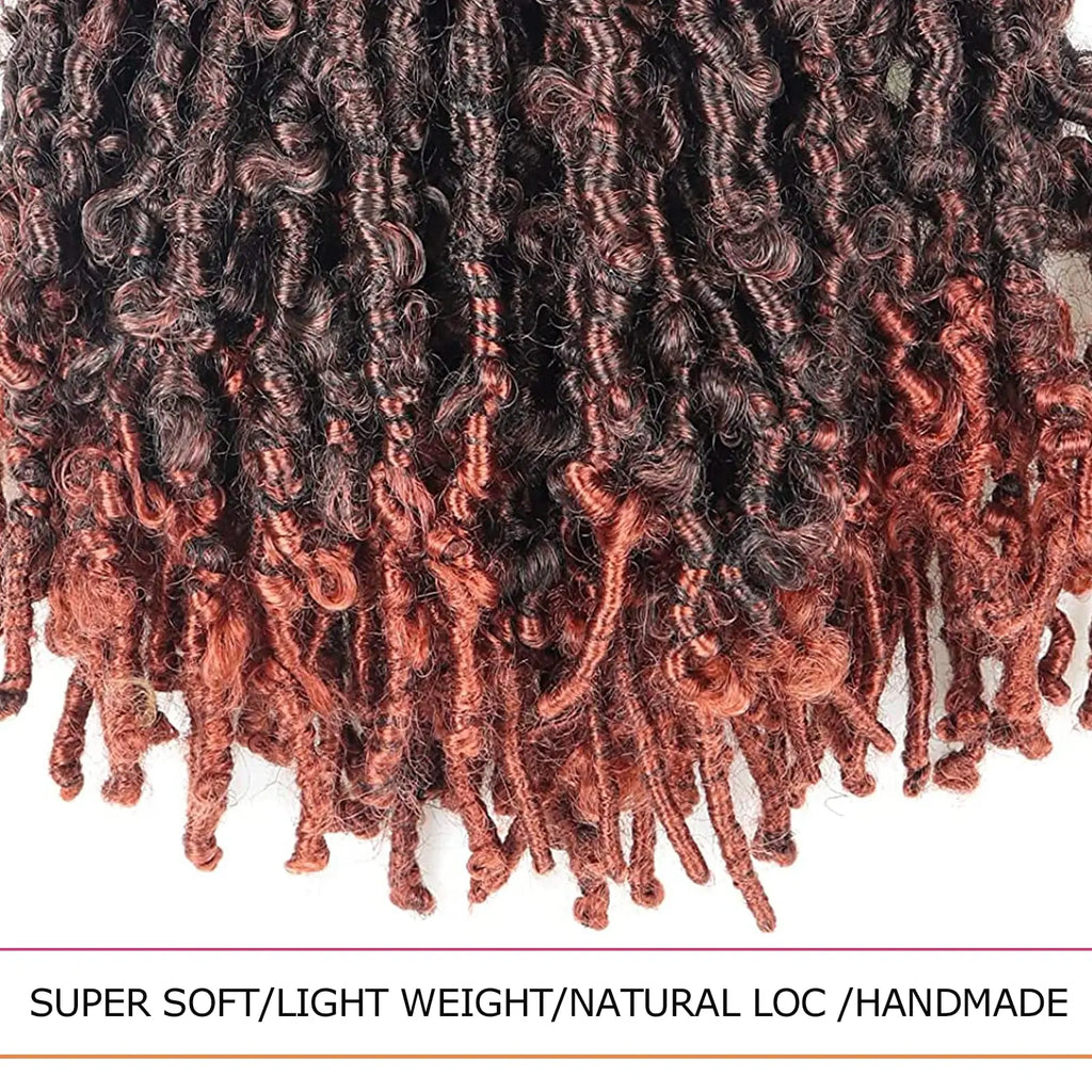 ( US ONLY) FAST SHIPPING DBL | Toyotress® Butterfly Locs Pre-Looped Distressed Locs Braiding Synthetic Crochet Hair Extensions Toyotress