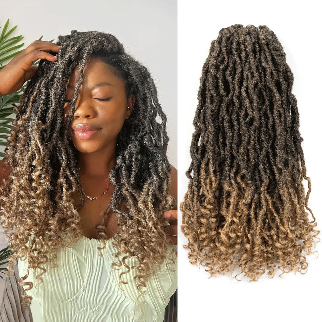 ( US ONLY) FAST SHIPPING PL | Toyotress® Passion Faux Locs Crochet Hair Pre-Looped Curly Faux Locs Hair Extensions Toyotress