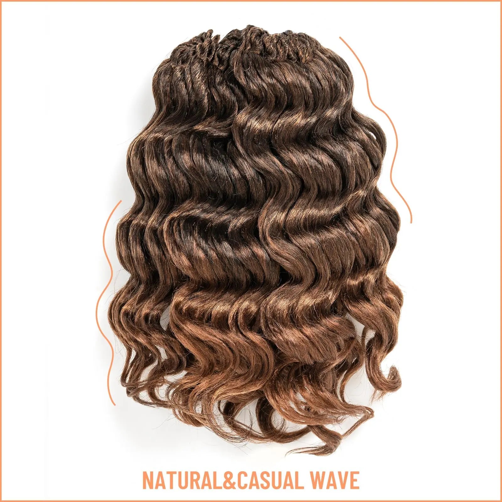 Toyotress Ocean Wave Synthetic Crochet Braiding Hair Extensions