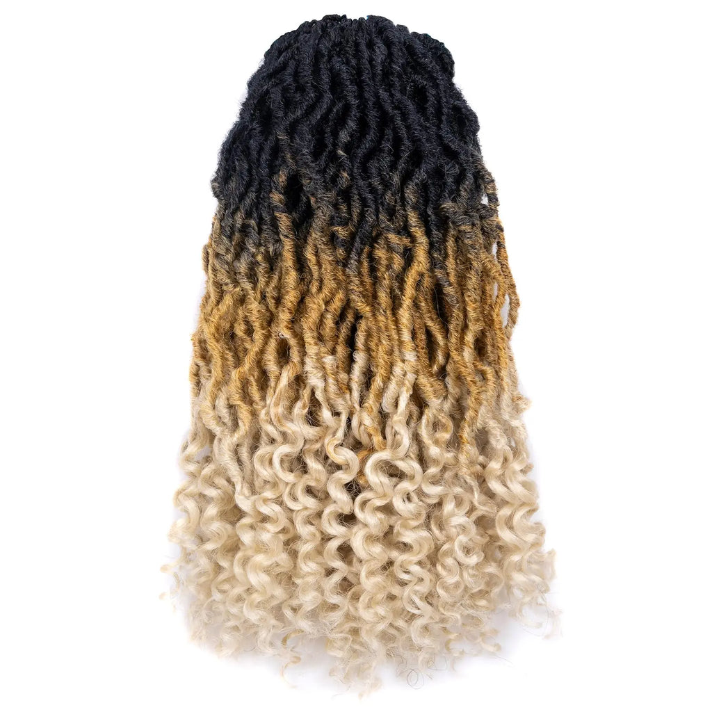 ( US ONLY) FAST SHIPPING PL | Toyotress® Passion Faux Locs Crochet Hair Pre-Looped Curly Faux Locs Hair Extensions Toyotress