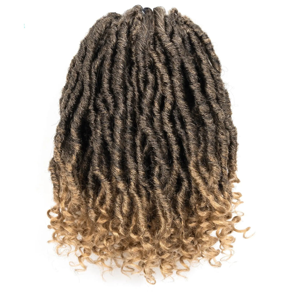 ( US ONLY) FAST SHIPPING PL | Toyotress® Passion Faux Locs Crochet Hair Pre-Looped Curly Faux Locs Hair Extensions Toyotress