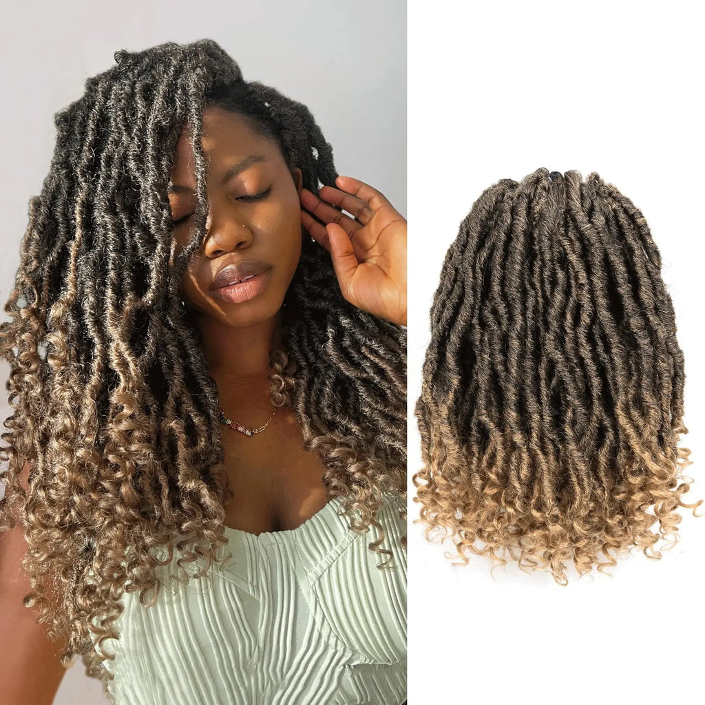 ( US ONLY) FAST SHIPPING PL | Toyotress® Passion Faux Locs Crochet Hair Pre-Looped Curly Faux Locs Hair Extensions Toyotress