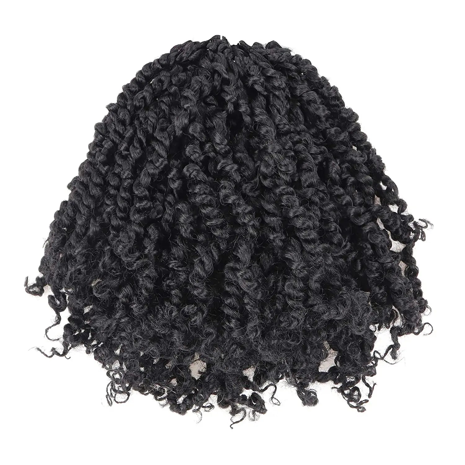 Toyotress Tiana Passion Twist Hair Pre-Twisted Pre-Looped Passion Twists Crochet Braids Made Of Bohemian Hair Synthetic Braiding Hair Extension