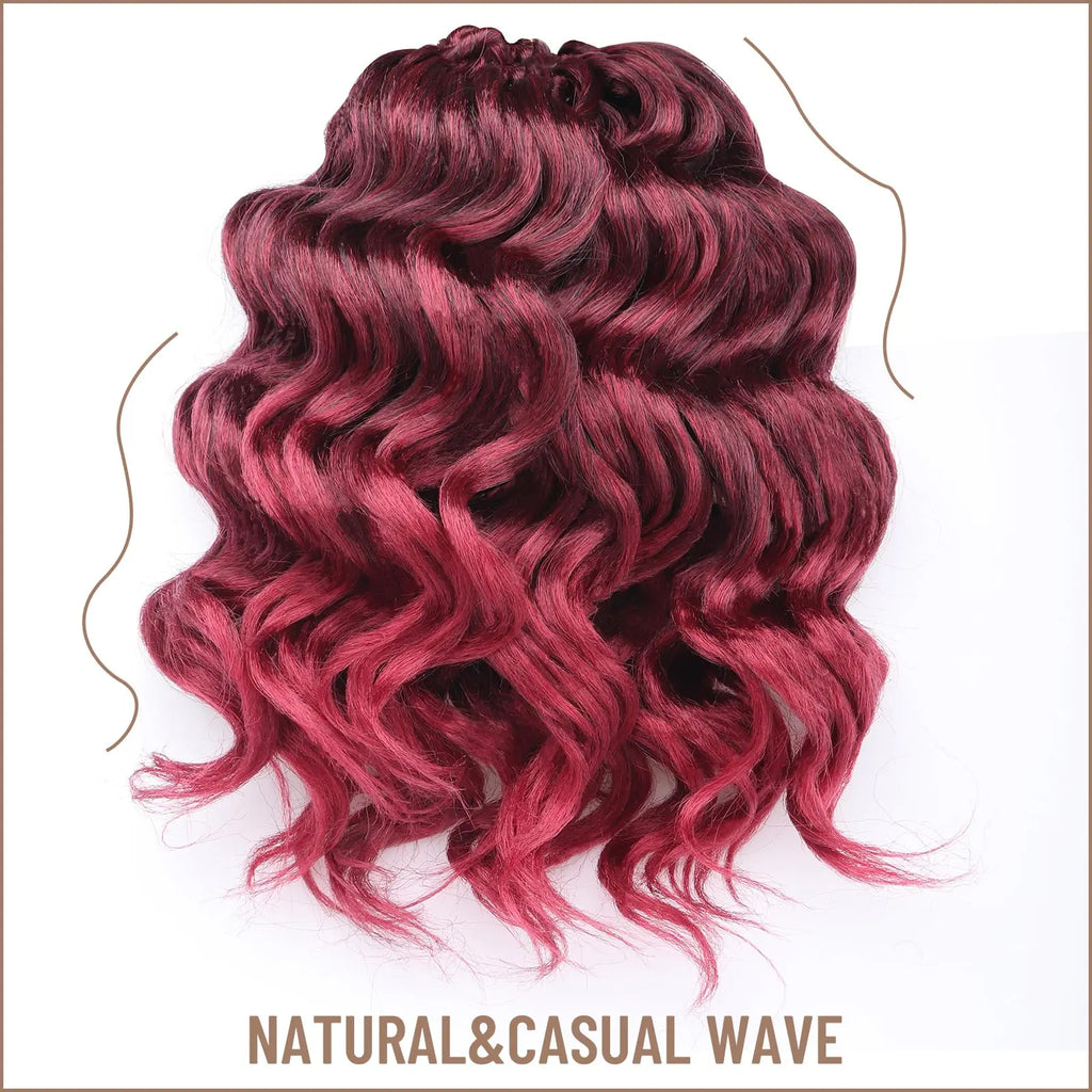Toyotress Ocean Wave Synthetic Crochet Braiding Hair Extensions