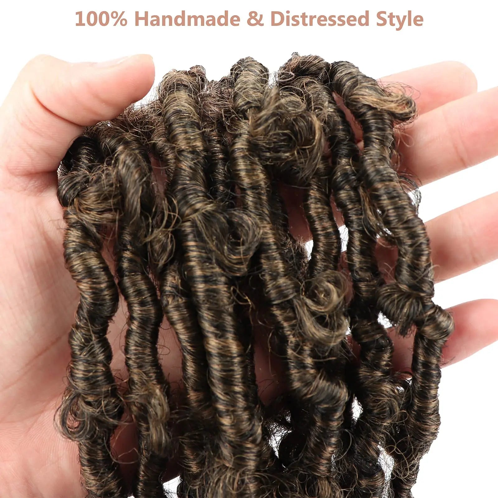 ( US ONLY) FAST SHIPPING DBL | Toyotress® Butterfly Locs Pre-Looped Distressed Locs Braiding Synthetic Crochet Hair Extensions Toyotress