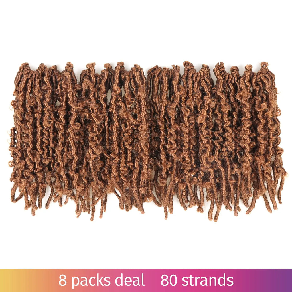 ( US ONLY) FAST SHIPPING DBL | Toyotress® Butterfly Locs Pre-Looped Distressed Locs Braiding Synthetic Crochet Hair Extensions Toyotress