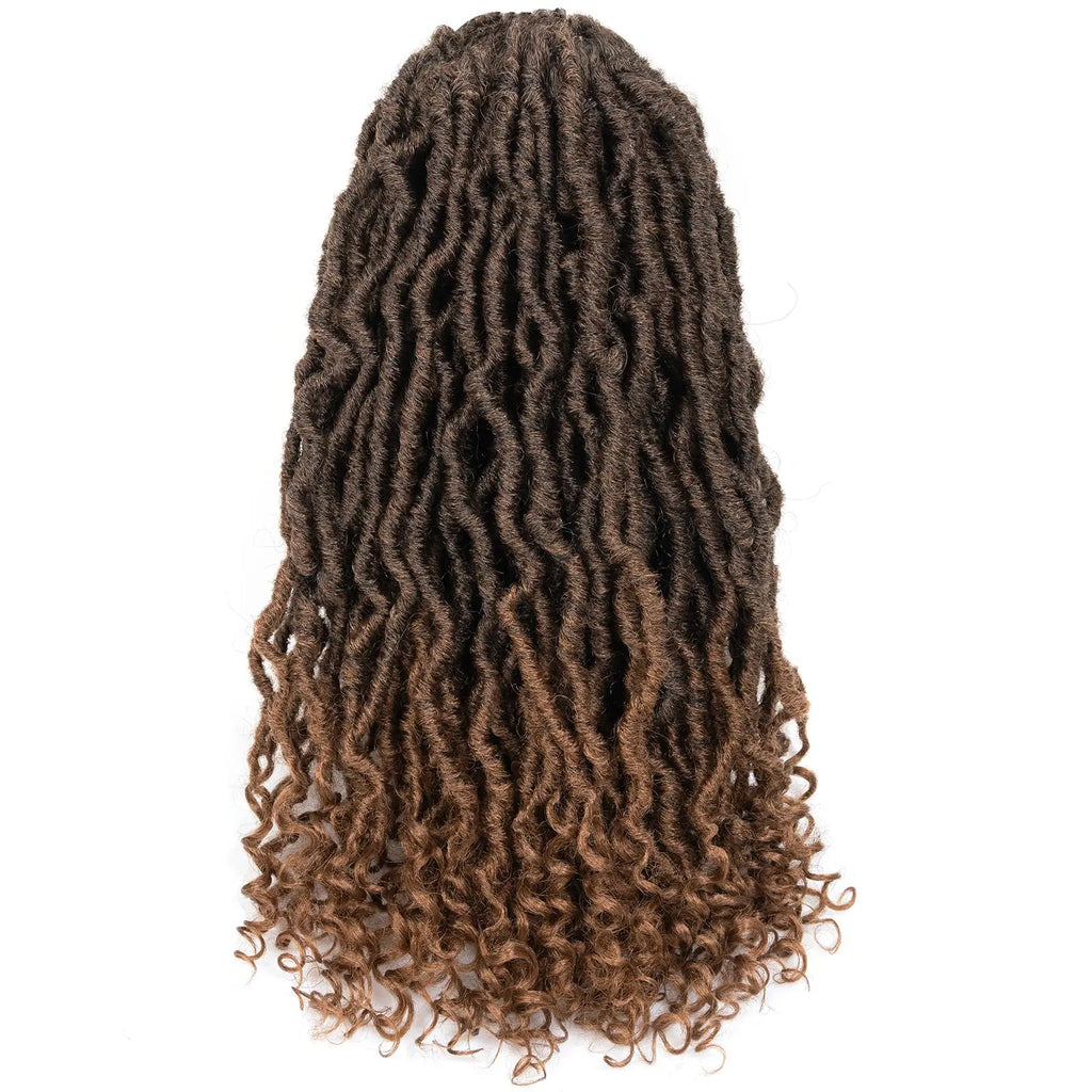 ( US ONLY) FAST SHIPPING PL | Toyotress® Passion Faux Locs Crochet Hair Pre-Looped Curly Faux Locs Hair Extensions Toyotress