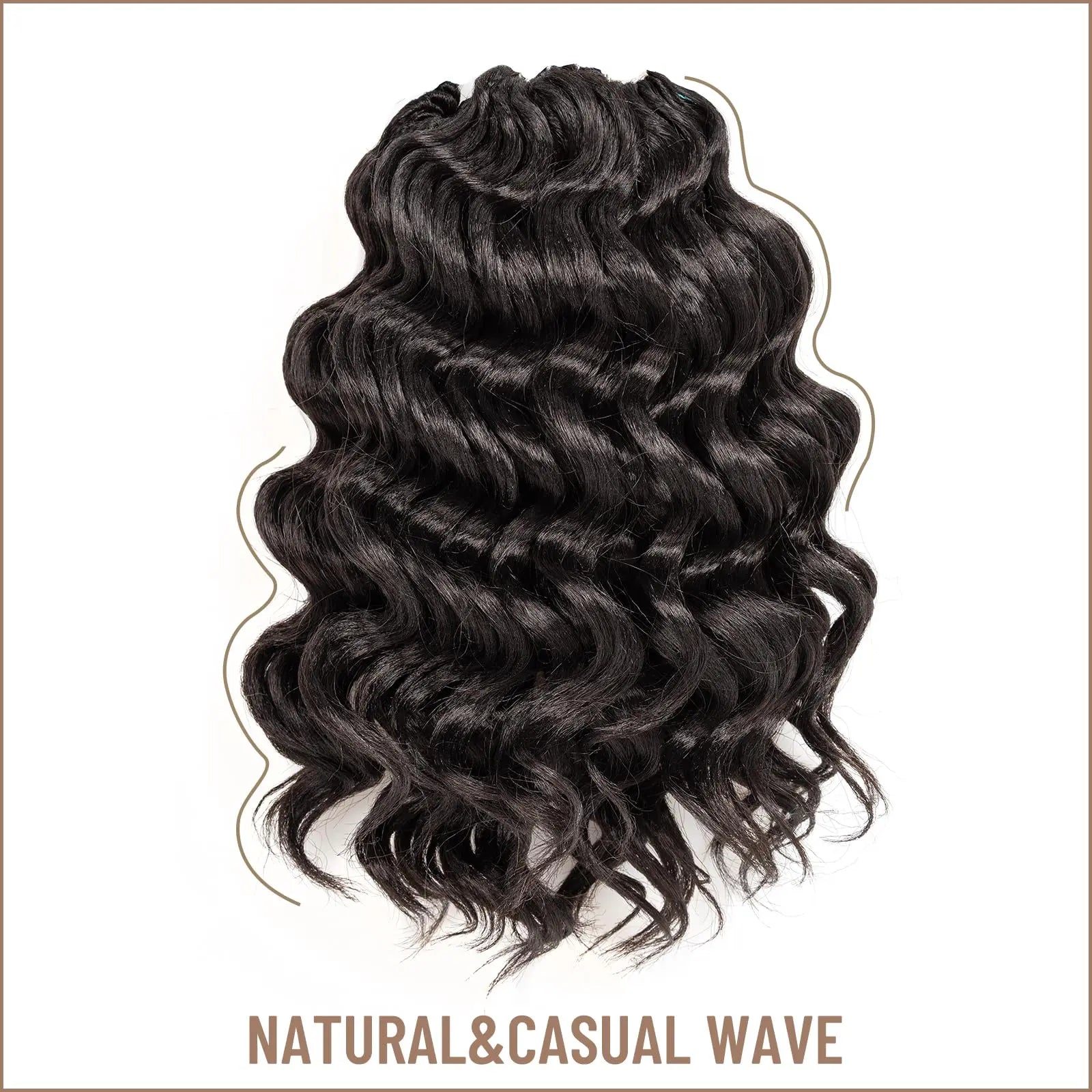 Toyotress Ocean Wave Synthetic Crochet Braiding Hair Extensions