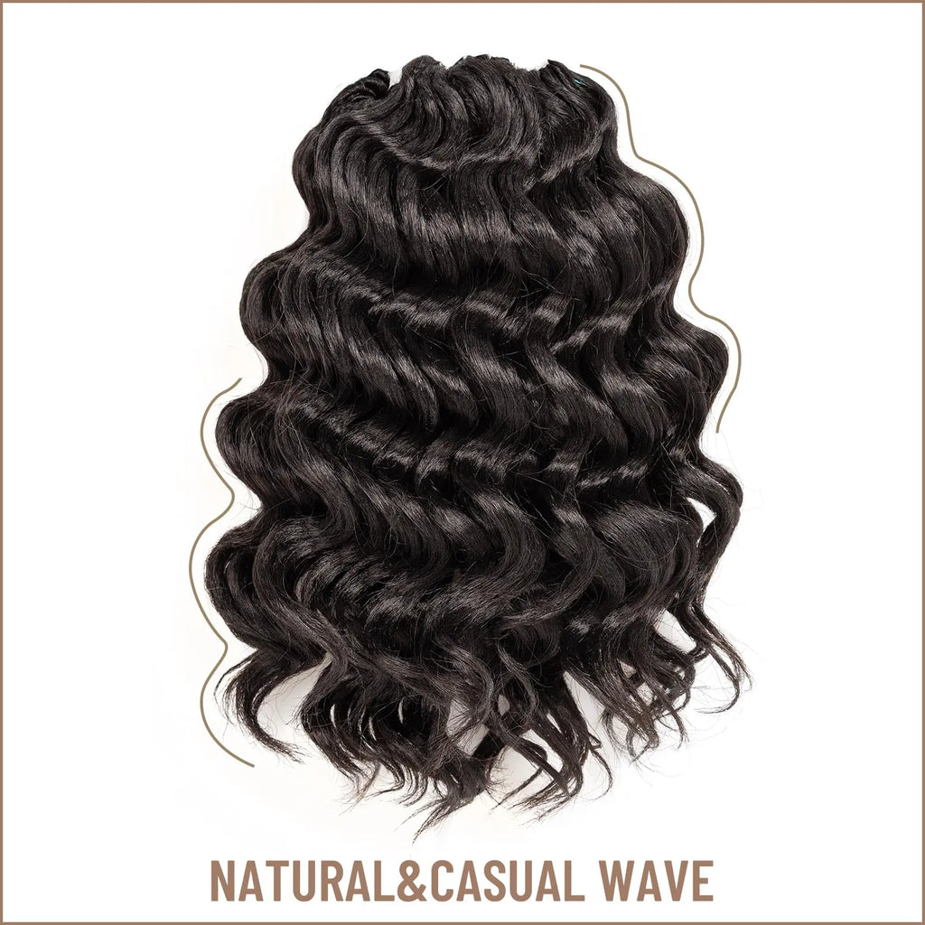 Toyotress Ocean Wave Synthetic Crochet Braiding Hair Extensions