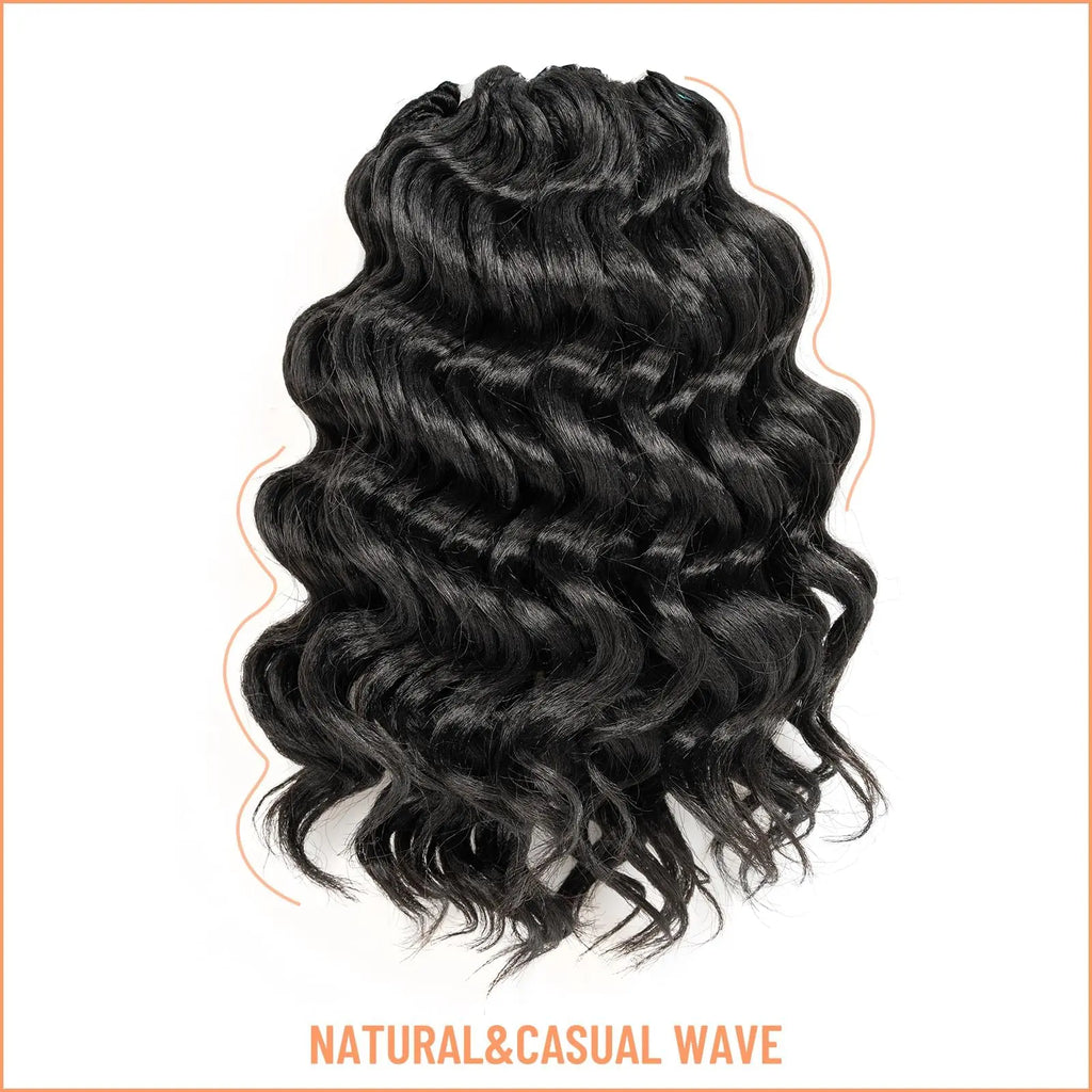 Toyotress Ocean Wave Synthetic Crochet Braiding Hair Extensions