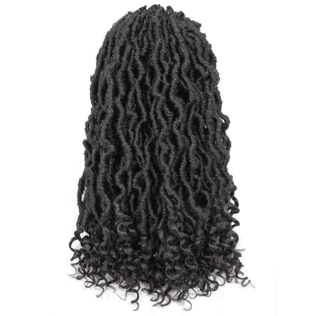 ( US ONLY) FAST SHIPPING PL | Toyotress® Passion Faux Locs Crochet Hair Pre-Looped Curly Faux Locs Hair Extensions Toyotress