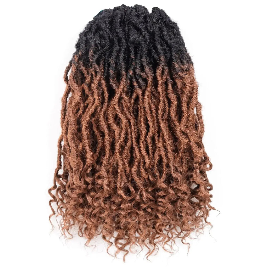 Toyotress Passion Locs Crochet Hair Handmade Curly Hair Crochet Synthetic Braiding Hair