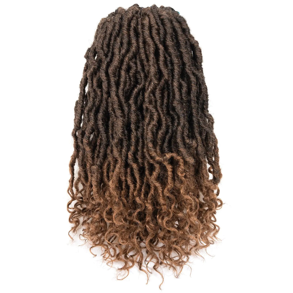 ( US ONLY) FAST SHIPPING PL | Toyotress® Passion Faux Locs Crochet Hair Pre-Looped Curly Faux Locs Hair Extensions Toyotress