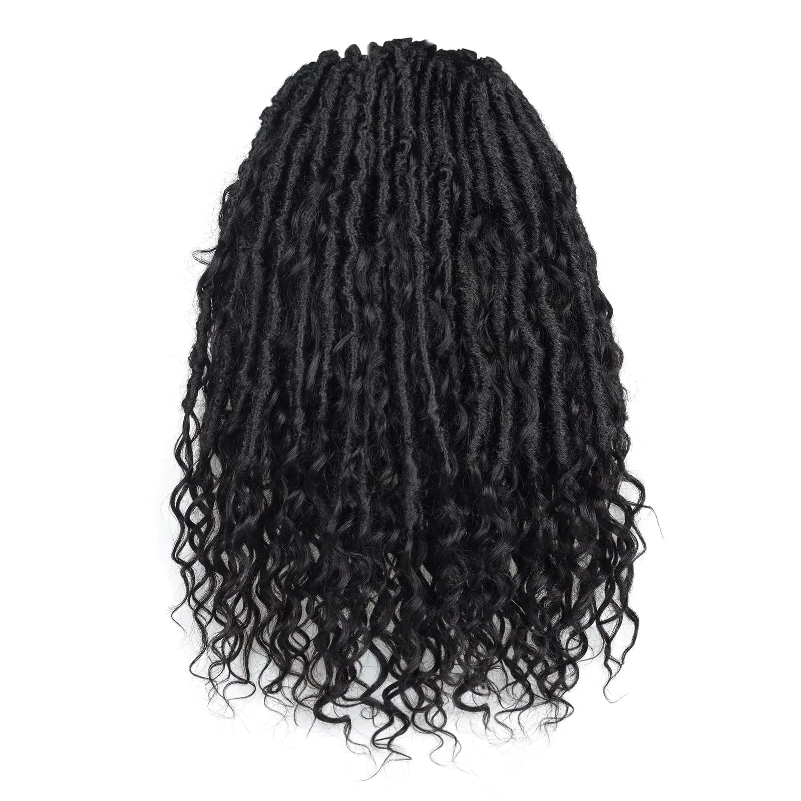 ( US ONLY) FAST SHIPPING PHLocs | Toyotress® Updated Boho Locs With Human Hair Curls Pre Looped Goddess Boho Dreadlocks Curly Ends Hair Extensions Toyotress