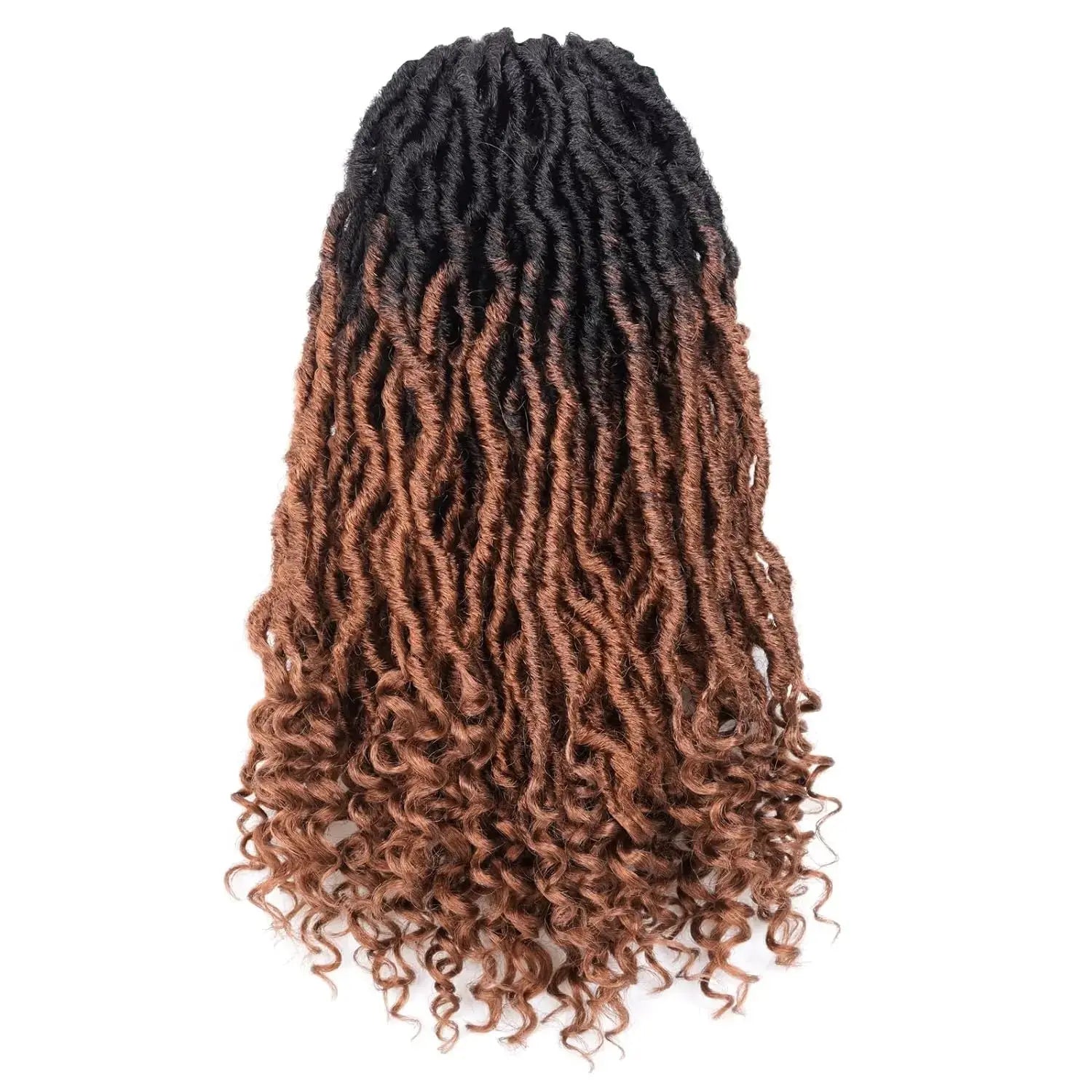 Toyotress Passion Locs Crochet Hair Handmade Curly Hair Crochet Synthetic Braiding Hair