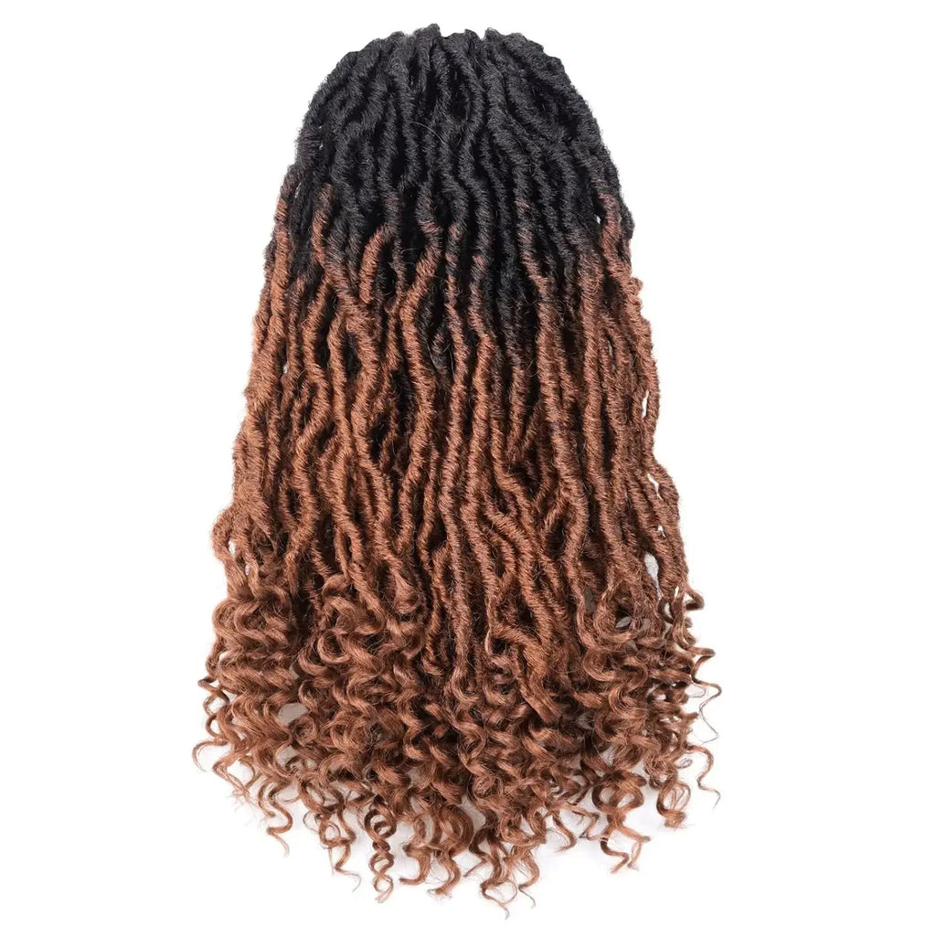 Toyotress Passion Locs Crochet Hair Handmade Curly Hair Crochet Synthetic Braiding Hair