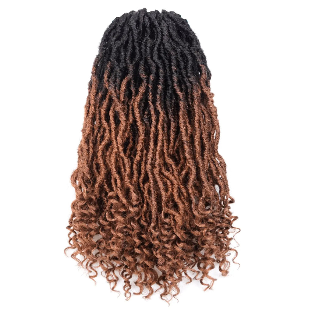 ( US ONLY) FAST SHIPPING PL | Toyotress® Passion Faux Locs Crochet Hair Pre-Looped Curly Faux Locs Hair Extensions Toyotress