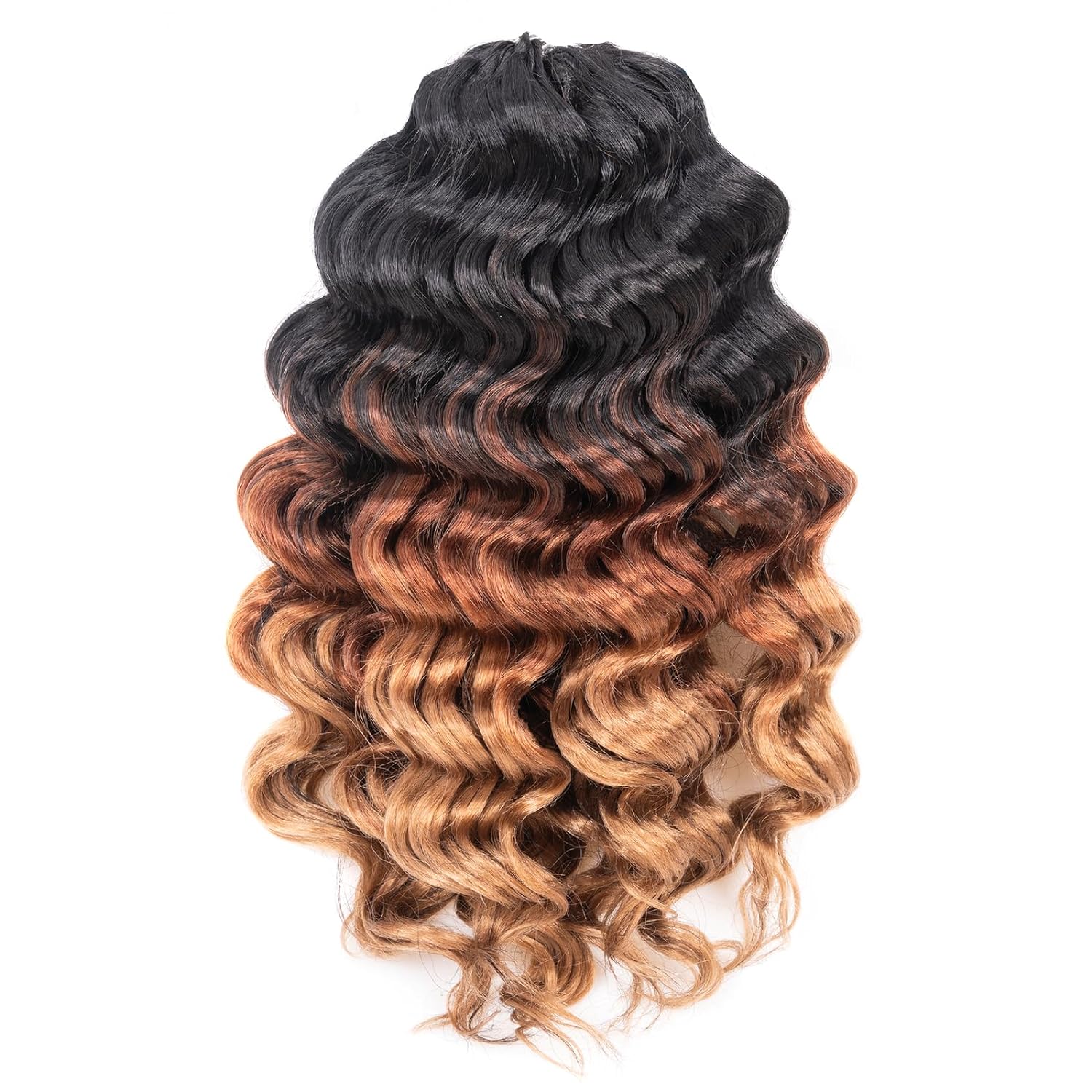 ( US ONLY) FAST SHIPPING OC | Toyotress Ocean Wave Crochet Hair - 8 Packs Short Curly Water Wave Deep Twist Wavy Braids For Black Women Synthetic Braiding Hair Extensions