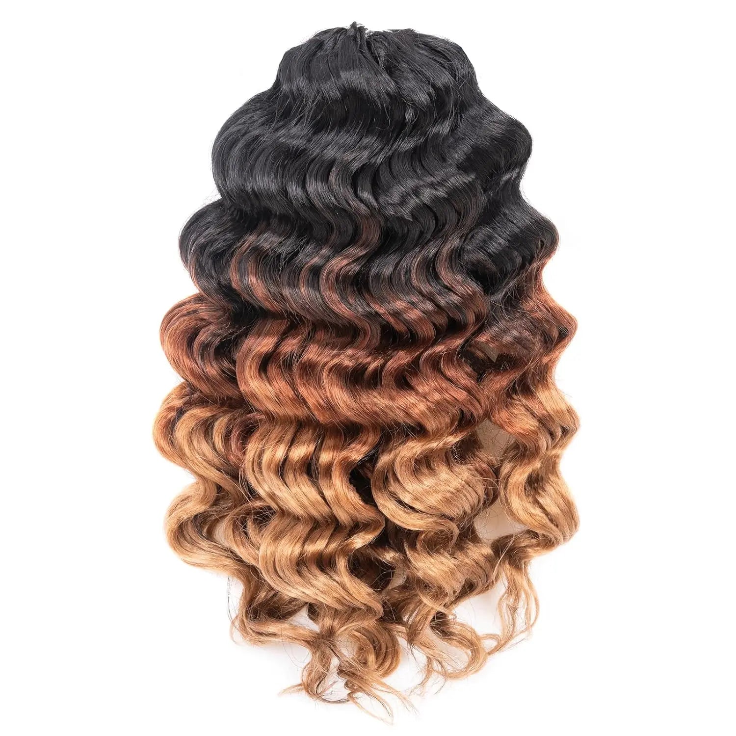( US ONLY) FAST SHIPPING OC | Toyotress® Ocean Wave Crochet Hair - 8 Packs Short Curly Water Wave Deep Twist Wavy Braids For Black Women Synthetic Braiding Hair Extensions Toyotress