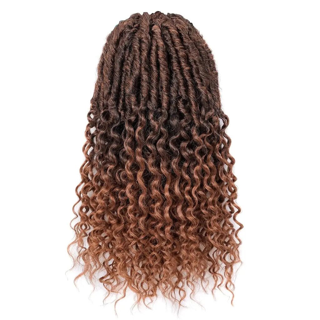 Toyotress Passion Locs Crochet Hair Handmade Curly Hair Crochet Synthetic Braiding Hair
