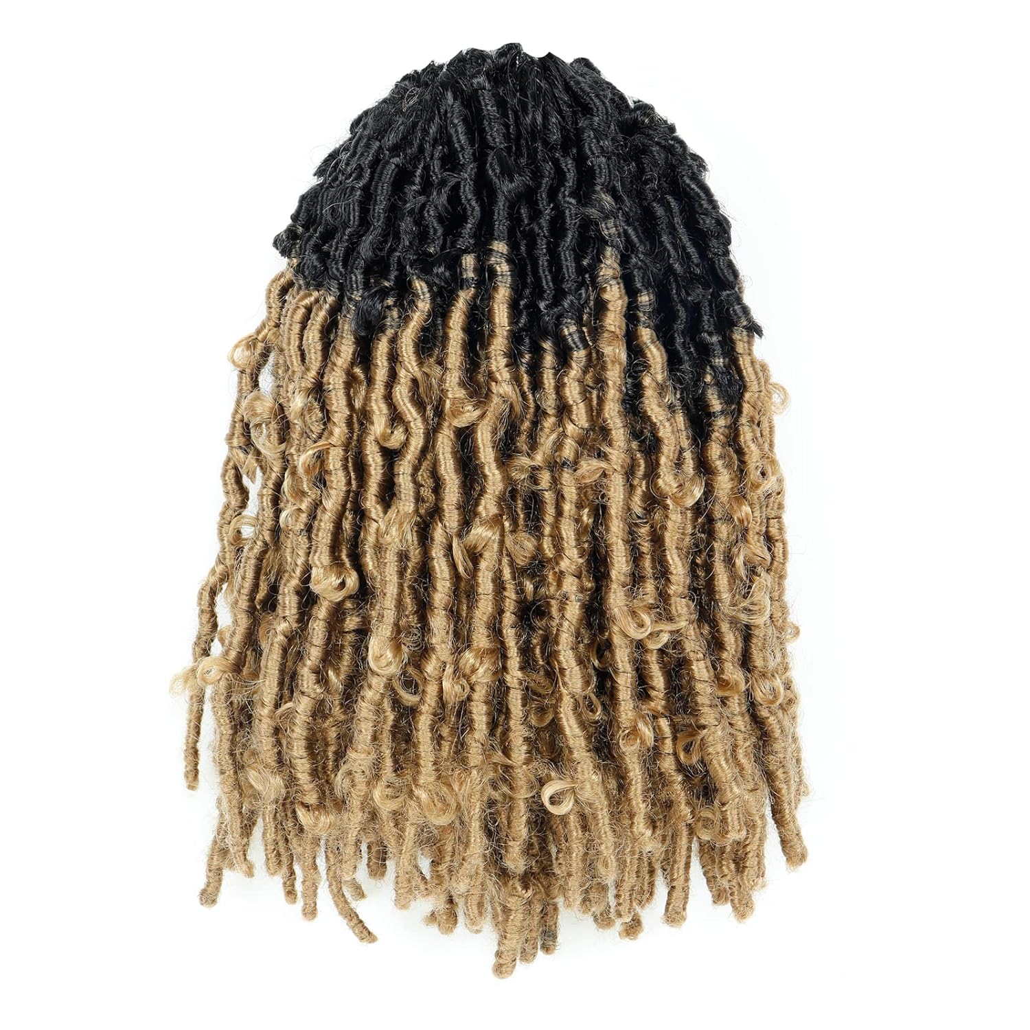 Clearance | Butterfly Locs 8 Packs | Pre-Looped Distressed Braiding Synthetic Crochet Hair