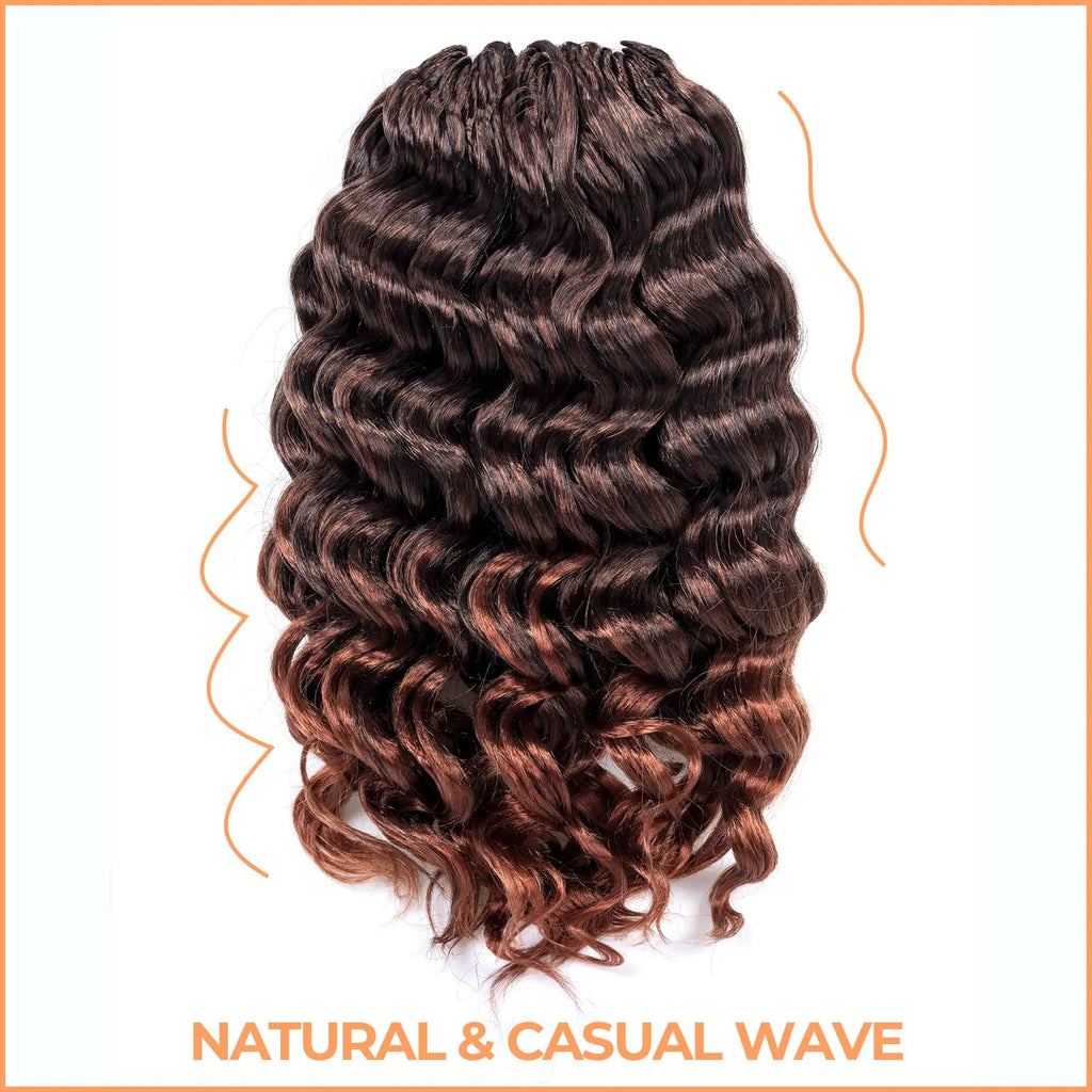 Toyotress Ocean Wave Synthetic Crochet Braiding Hair Extensions