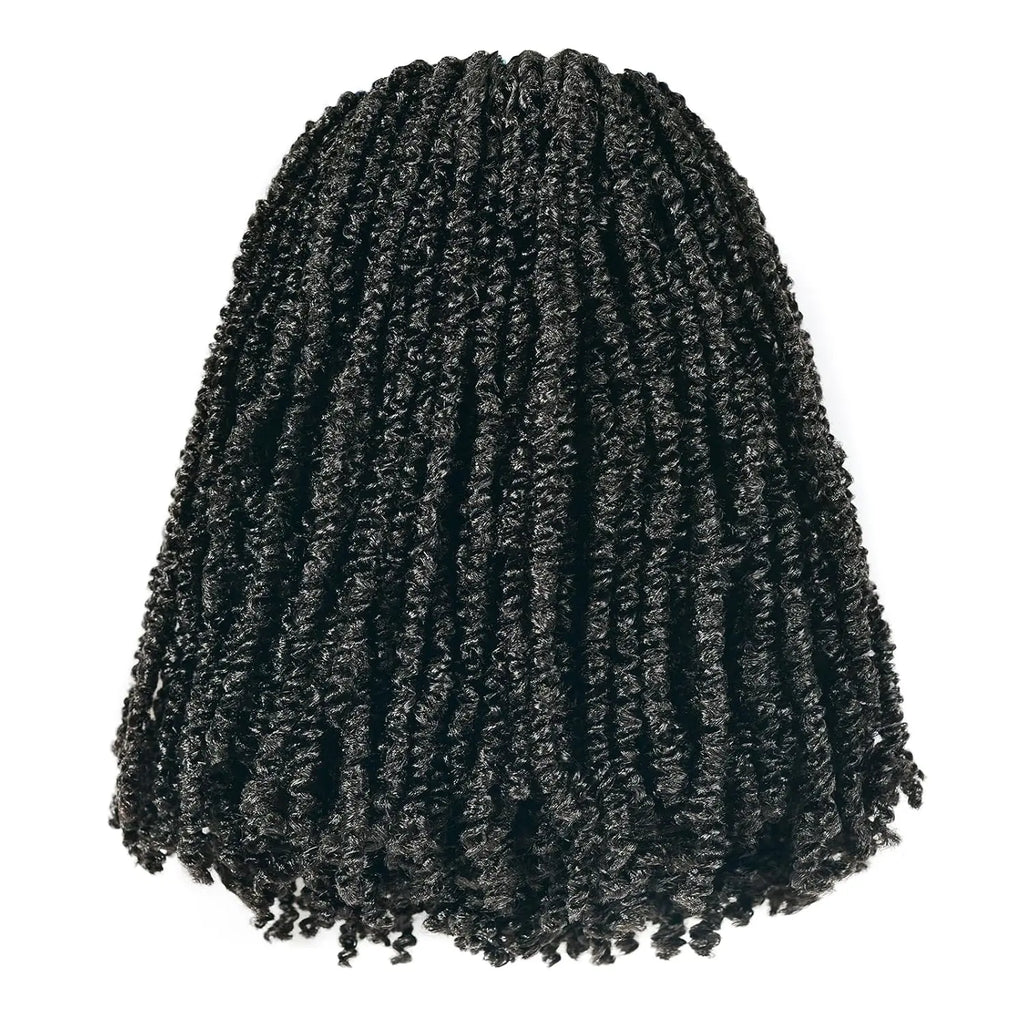 ( US ONLY) FAST SHIPPING丨ToyoTress® Micro Kinky Twist Crochet Hair - 8 Packs (240 Strands) Natural Black Mini Spring Passion Twist Crochet Braids Synthetic Braiding Hair Extensions Toyotress