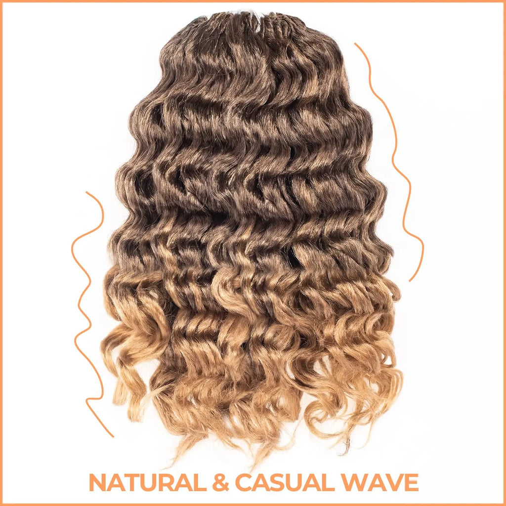 Toyotress Ocean Wave Synthetic Crochet Braiding Hair Extensions
