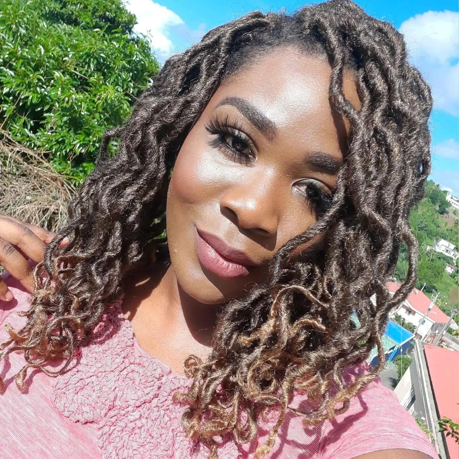 ToyoTress Toceana Curly Locs Crochet Hair Braiding Hair Extensions