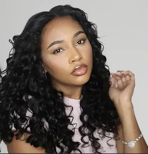 Toyotress® Human Crochet Hair Knotless Pre-Separated Human Hair Ocean Wave Crochet Hair Body Wave Extensions Toyotress