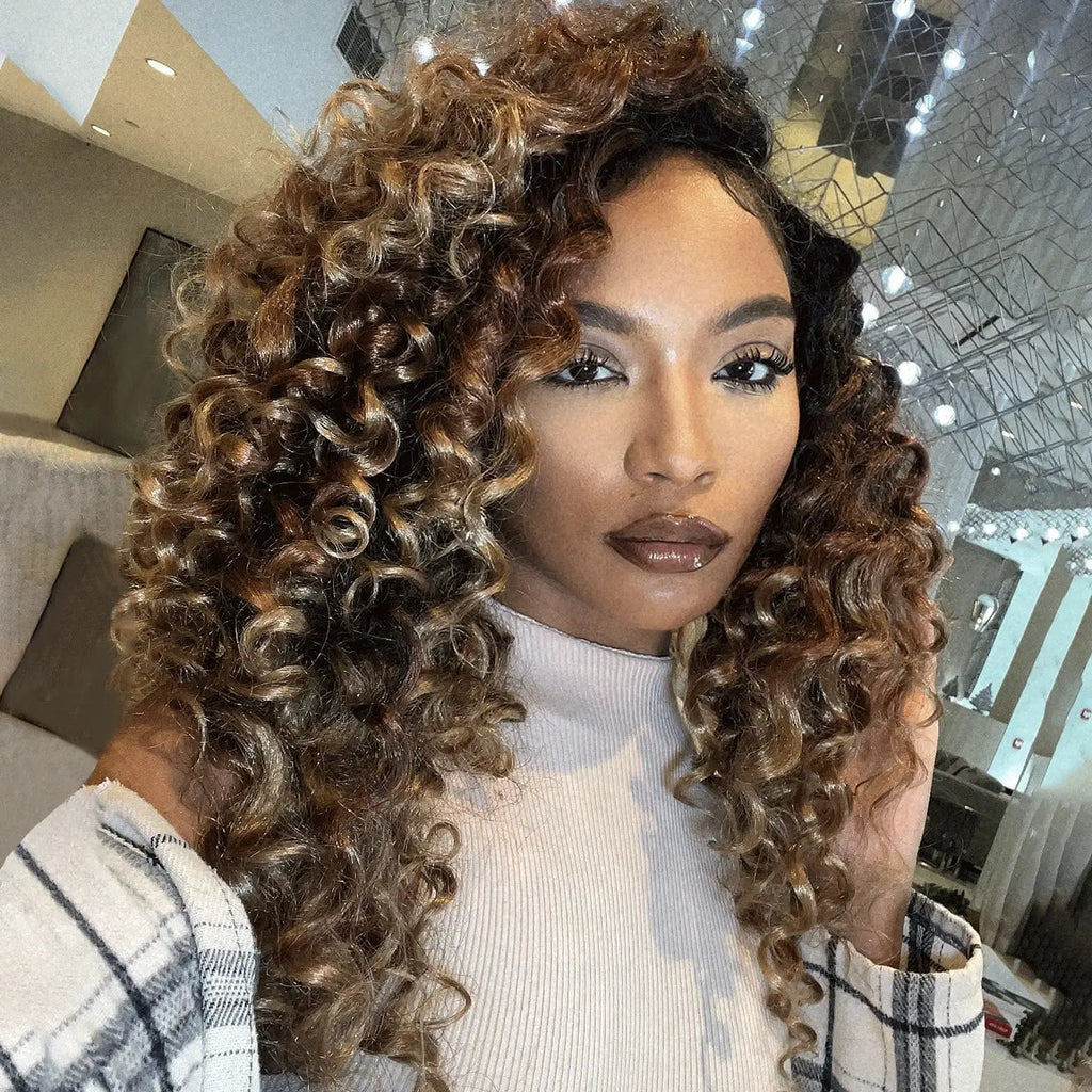 Toyotress Gogo Curl Jamaican Bounce Wavy Curly Pre-Looped Synthetic Hair