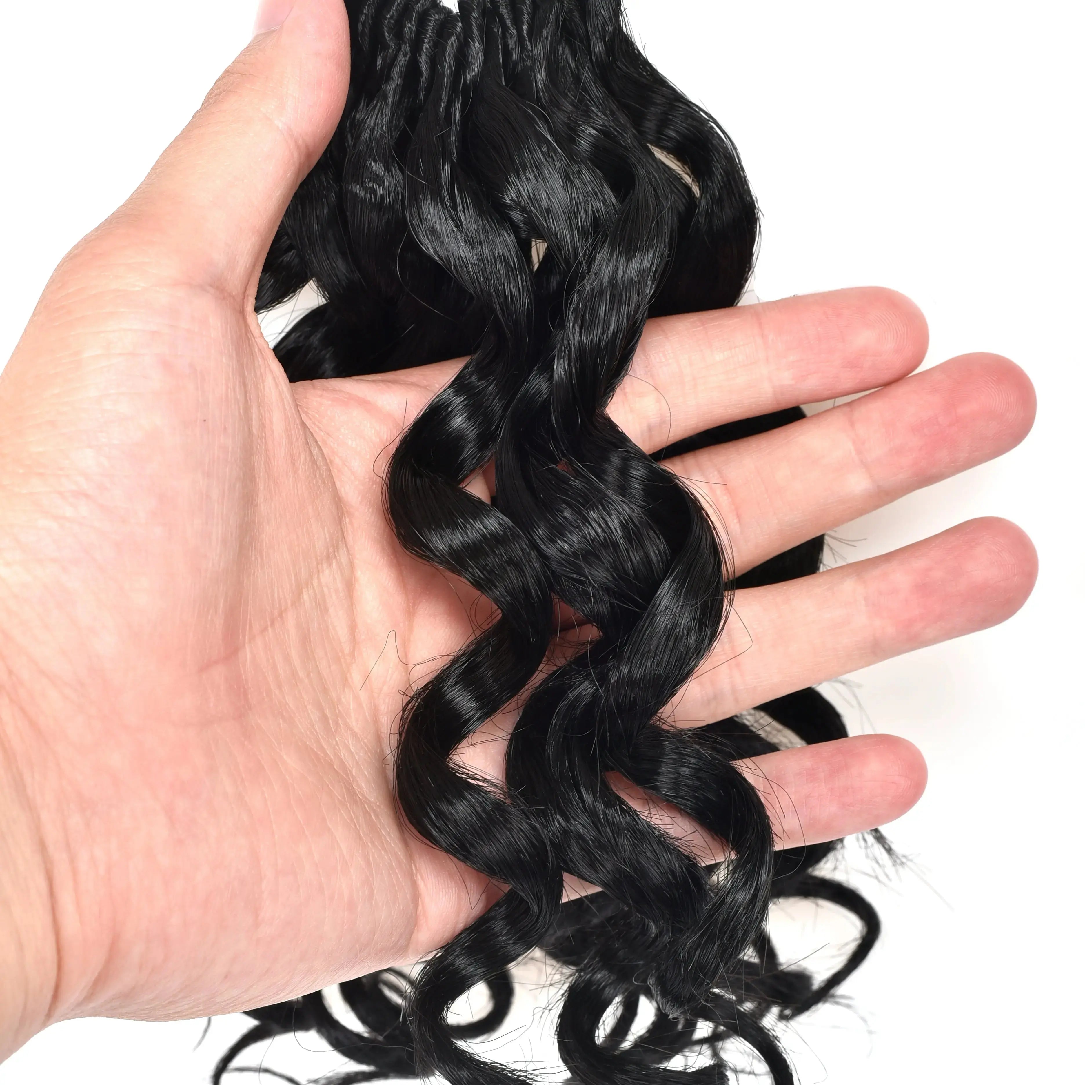 1 Pack GOGO CURL | Toyotress® Freetress Beach Curl Crochet Hair Gogo Curl Jamaican Bounce Wavy Curly Pre-Looped Synthetic Hair Extensions Toyotress