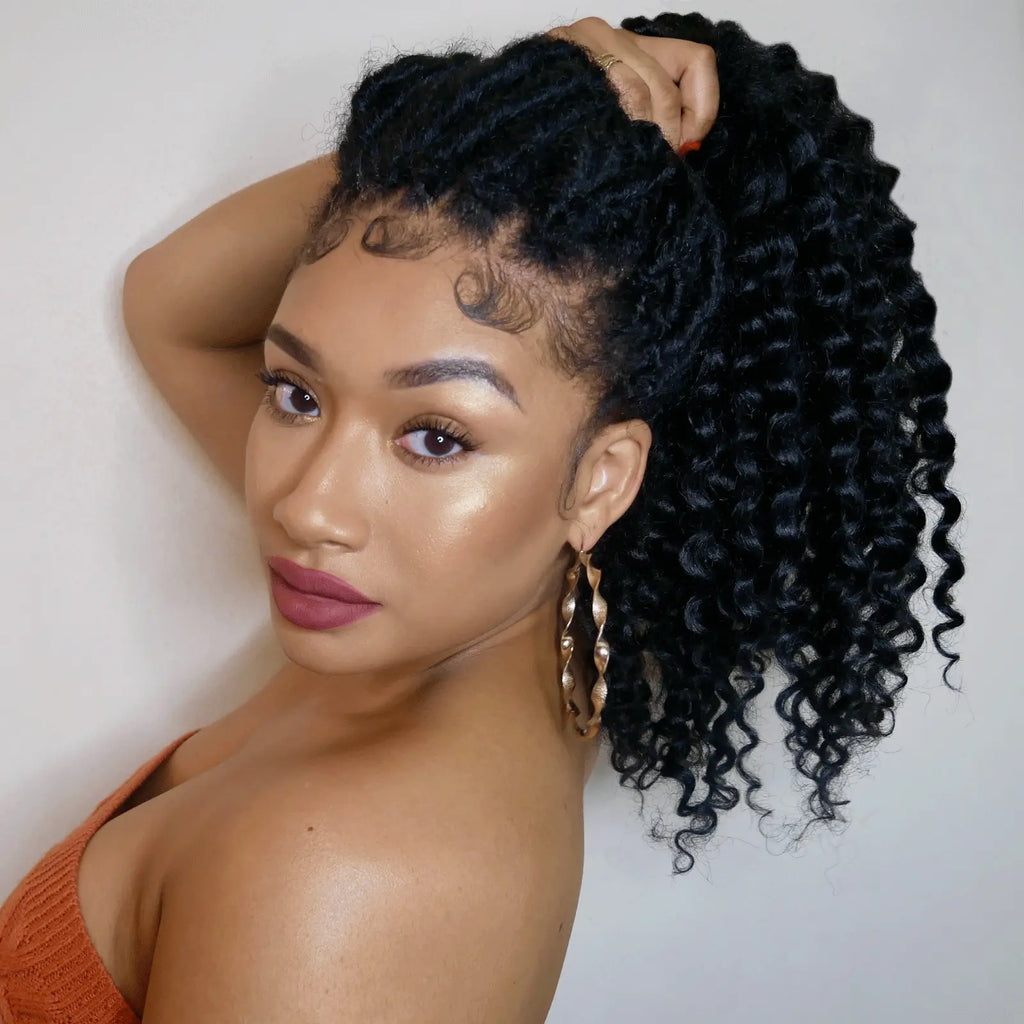 Toyotress Deep Wave Locs Crochet French Locs With Long Curly Ends Braiding Hair For Women