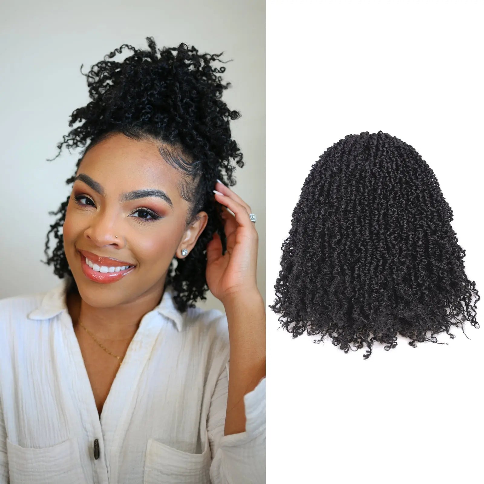 1 Pack YT | Toyotress® Yanky Twist Pre Looped Mini Passion Twist Short Passion Twist Crochet Braids Synthetic Hair Extensions Toyotress