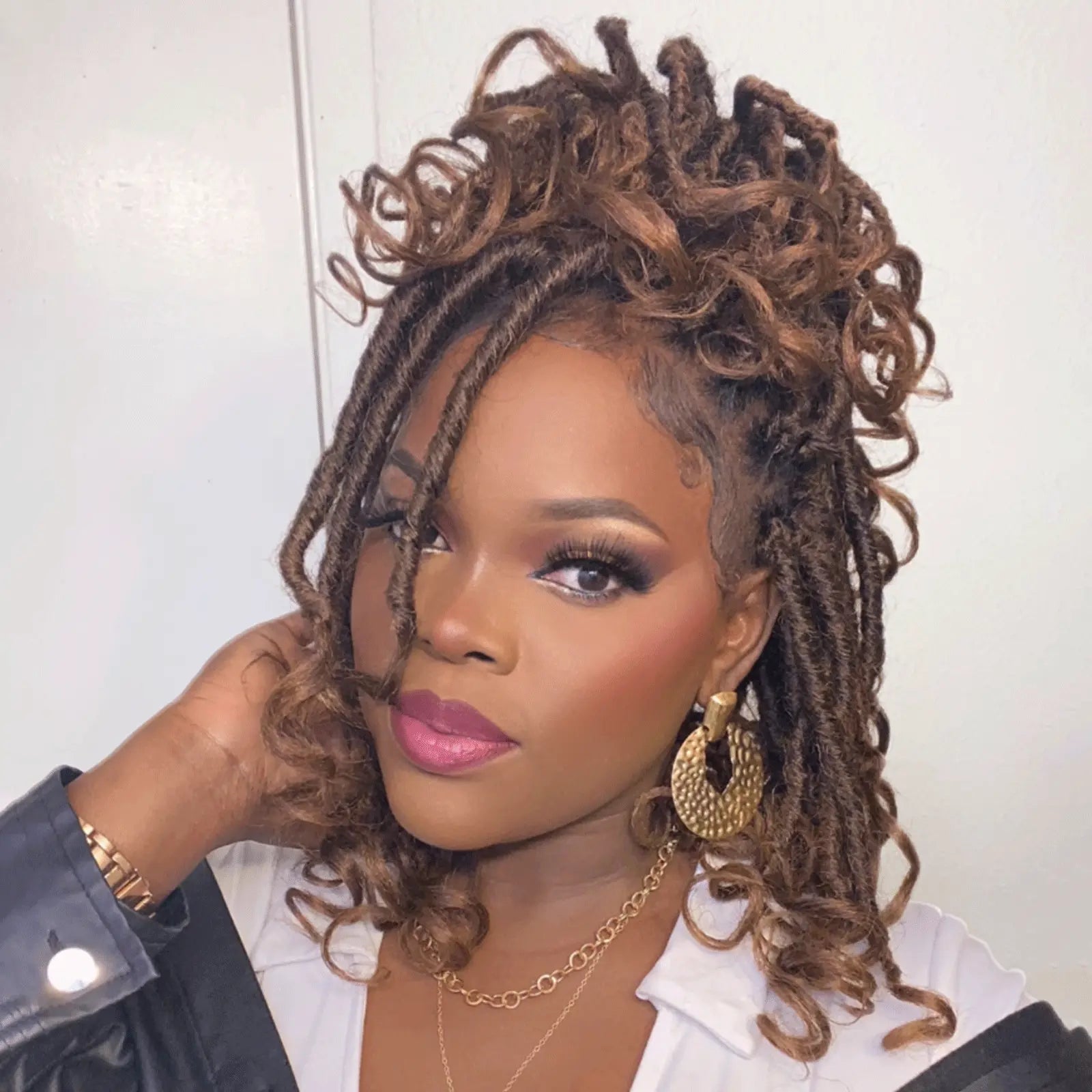 Toyotress Unique French Curl Locs Crochet French Locs With Curly Ends Crochet Hair Pre Looped French Curl Braiding Hair for Women