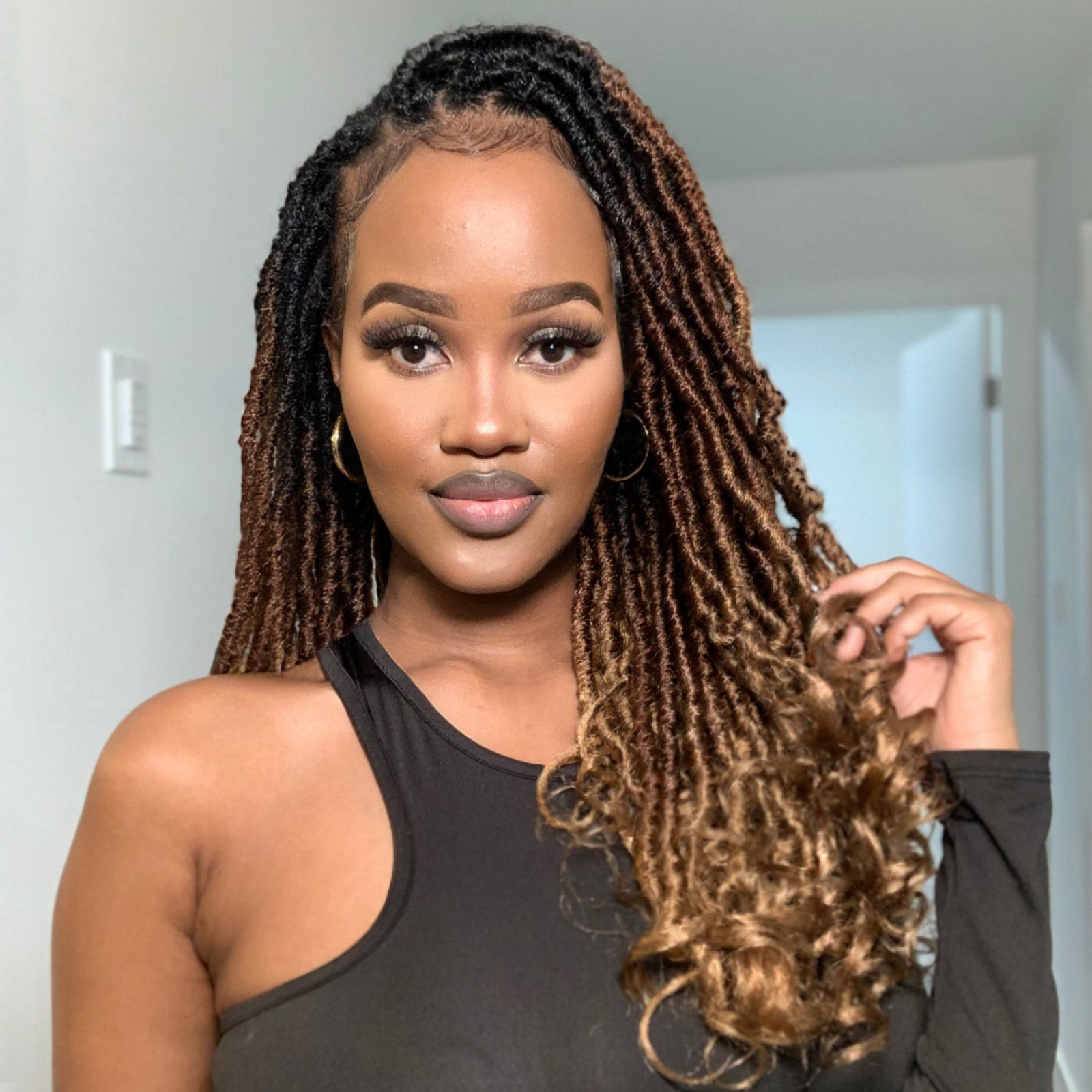 Toyotress Unique French Curl Locs Crochet 14-18