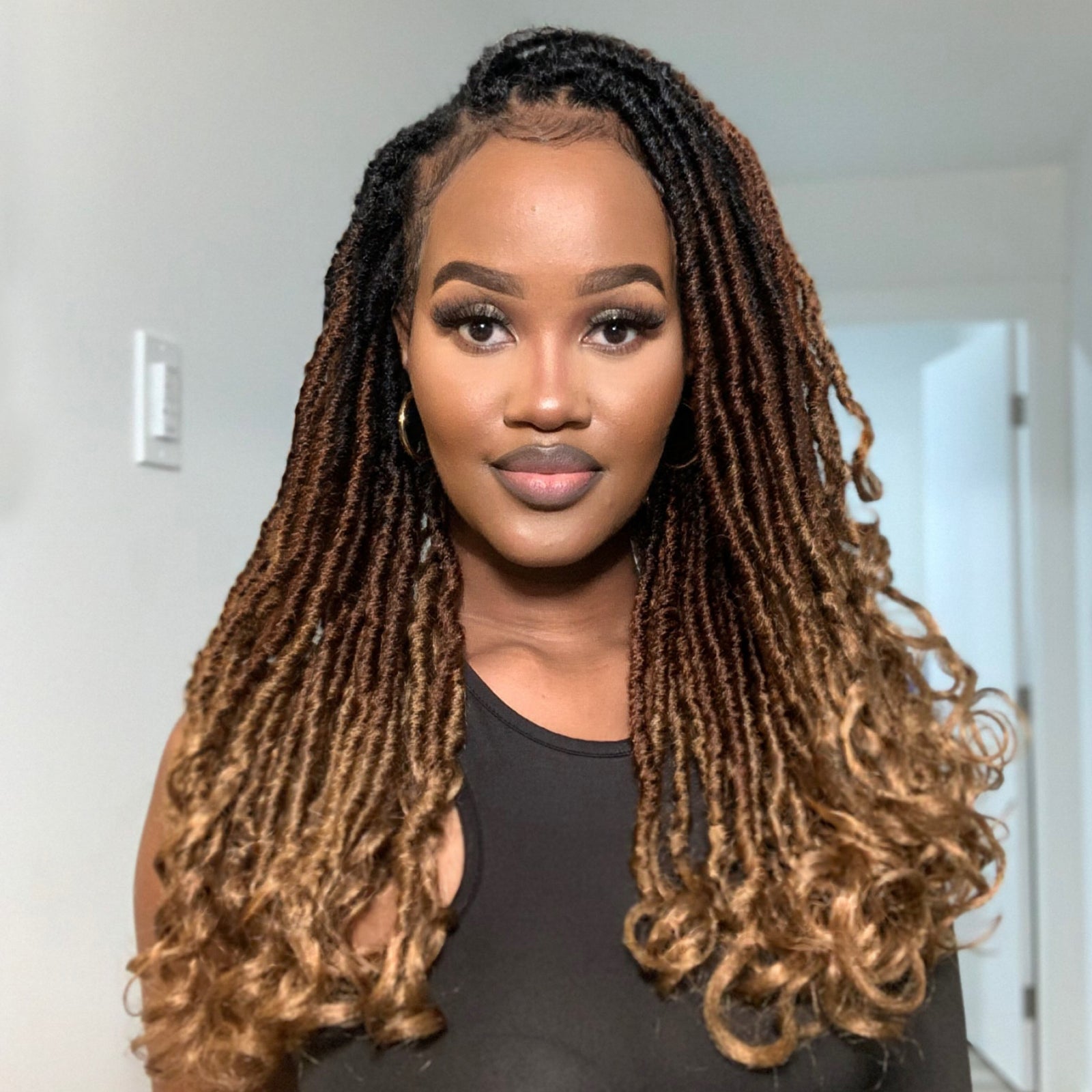 Toyotress Unique French Curl Locs Crochet 14-18