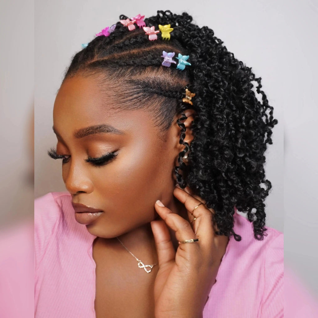 Toyotress Mini Yanky Twist Braiding Hair Short Passion Twist Crochet Braids Synthetic Hair Extensions