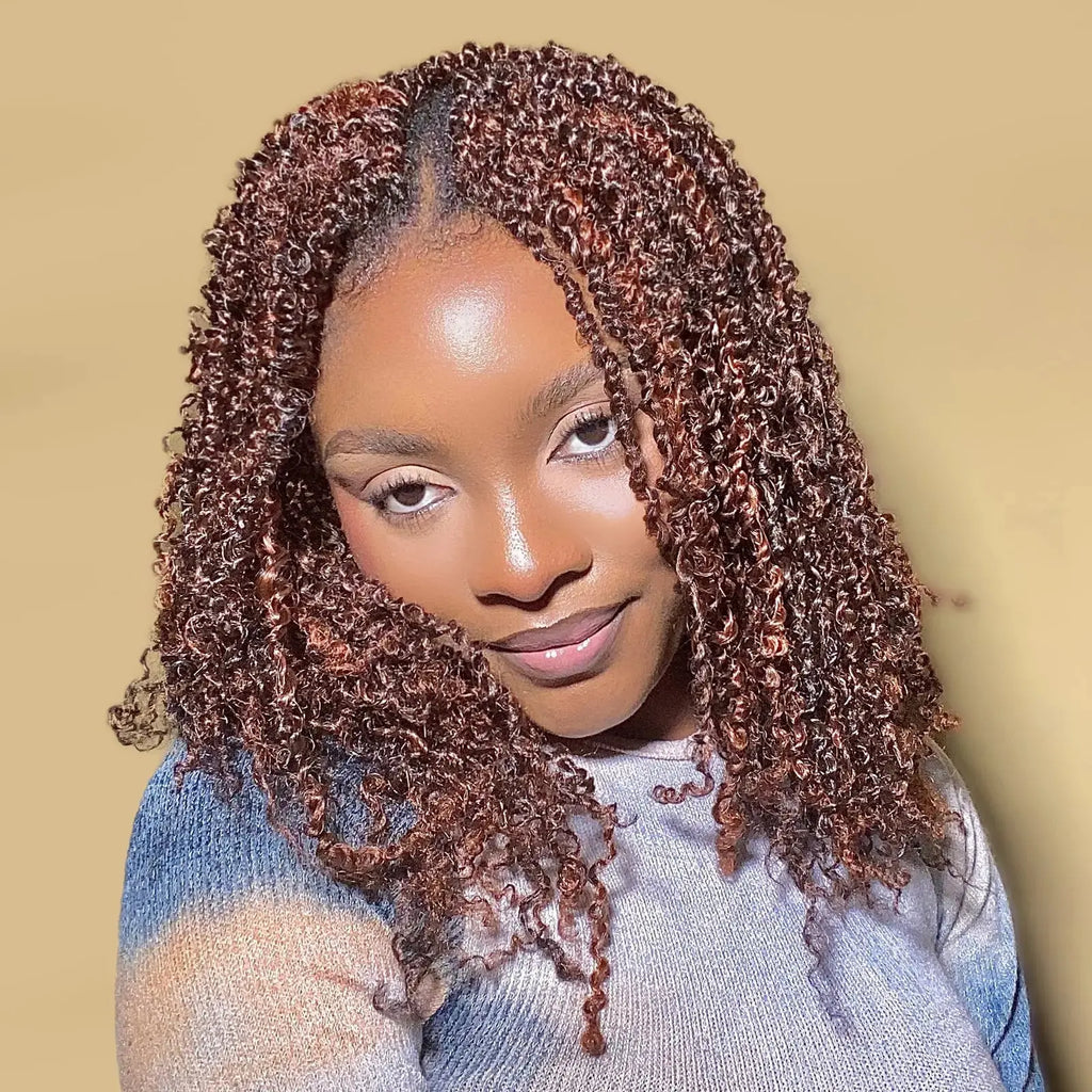Toyotress Mini Yanky Twist Braiding Hair Short Passion Twist Crochet Braids Synthetic Hair Extensions