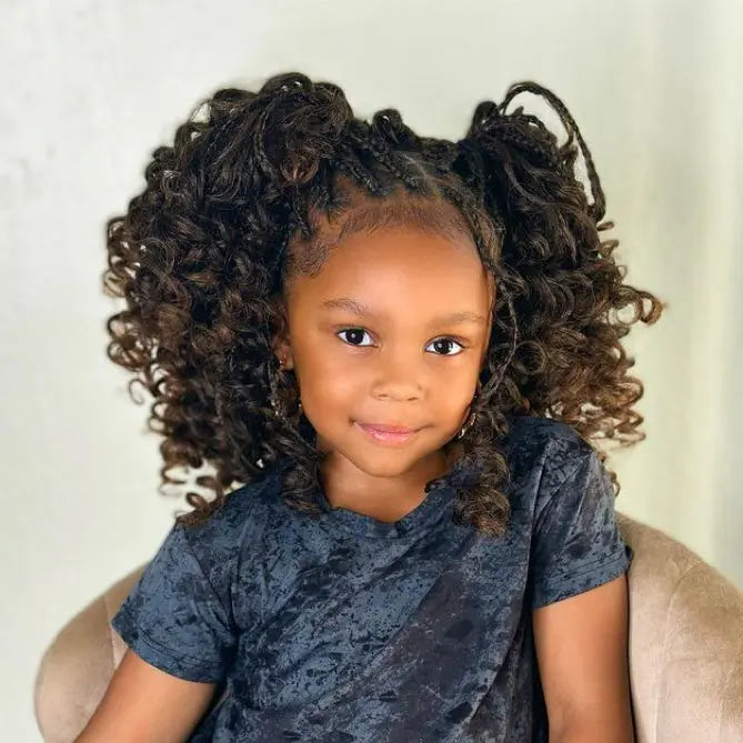 Clearance | Toyotress Wand Twist Crochet Hair | 10-12 Inch Natural Black Pre-twisted Jamaican Bounce Wand Twist Crochet Braids Synthetic Braiding Hair Extensions Toyotress