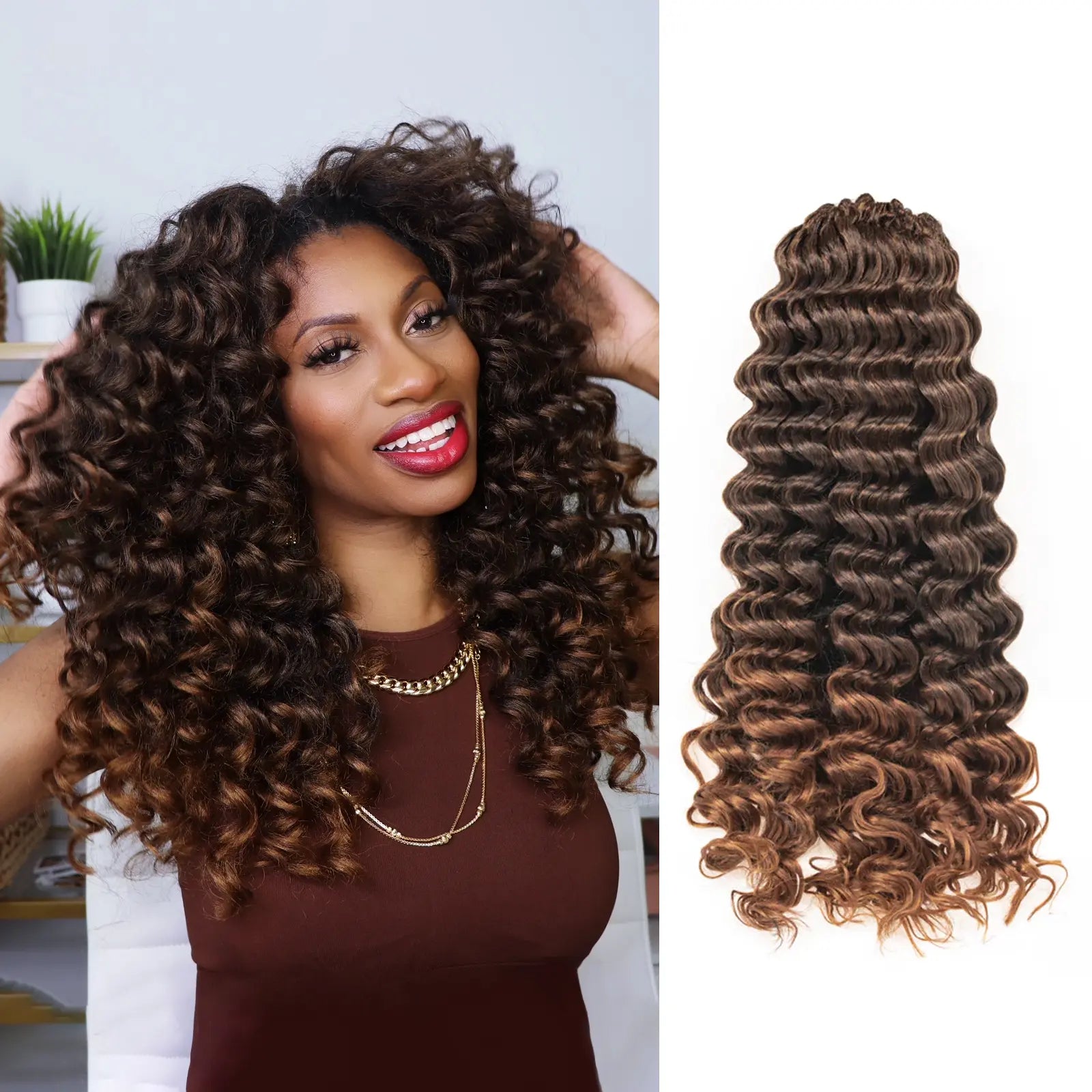 Toyotress Ocean Wave Synthetic Crochet Braiding Hair Extensions