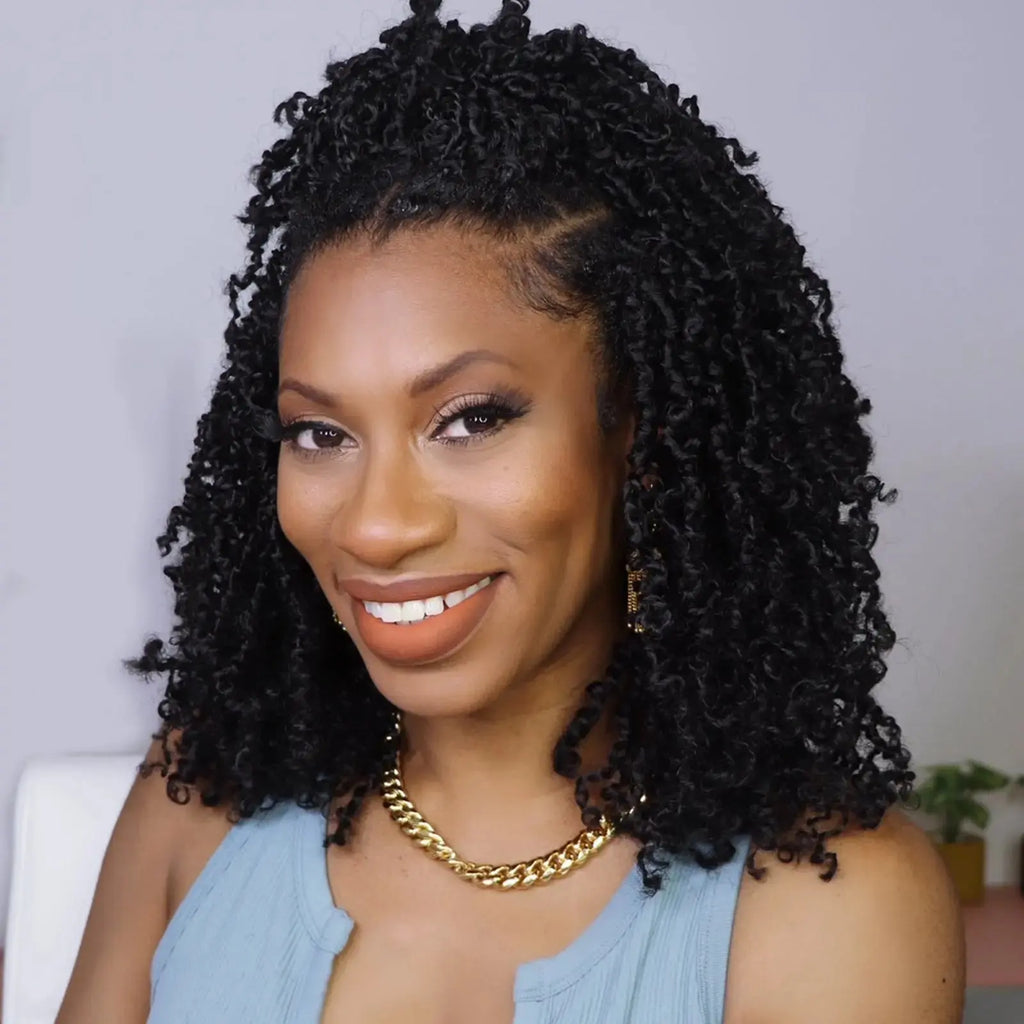 Toyotress Mini Yanky Twist Braiding Hair Short Passion Twist Crochet Braids Synthetic Hair Extensions