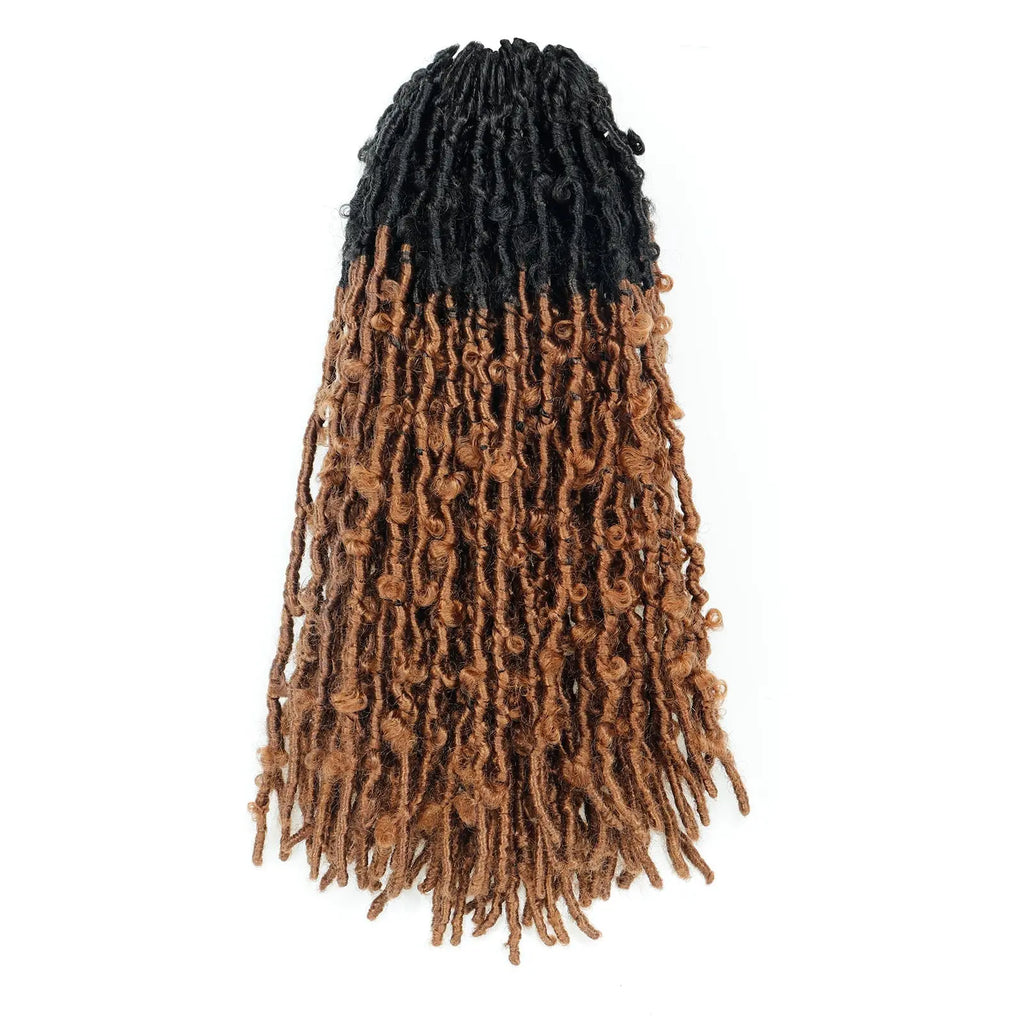 Clearance | Toyotress® Butterfly Locs Pre-Looped Distressed Braiding Synthetic Crochet Hair Extensions Toyotress