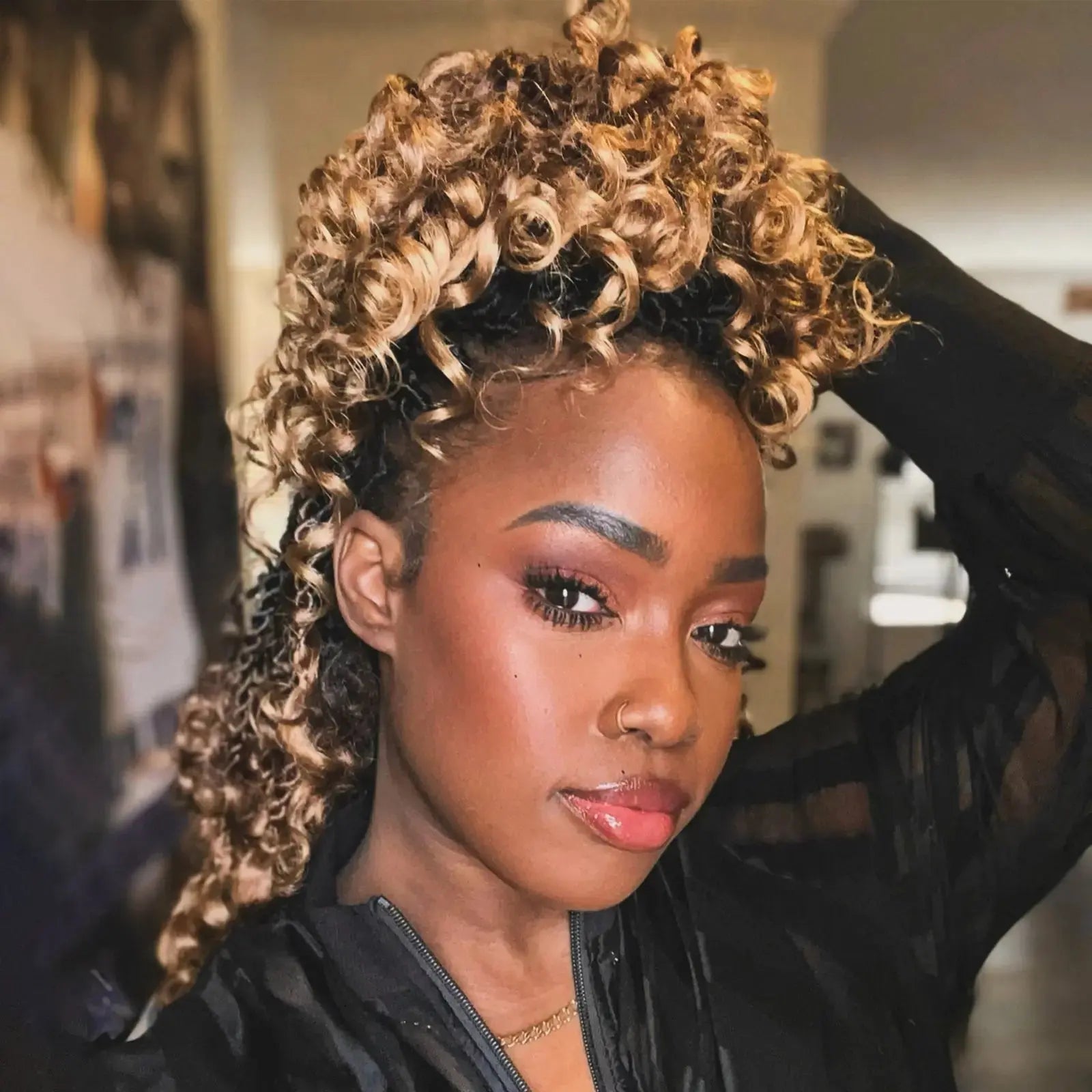 Toyotress Boho Island Twist with Curls Senegalese Twist With Curly Ends