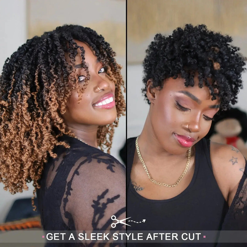 Toyotress Mini Yanky Twist Braiding Hair Short Passion Twist Crochet Braids Synthetic Hair Extensions